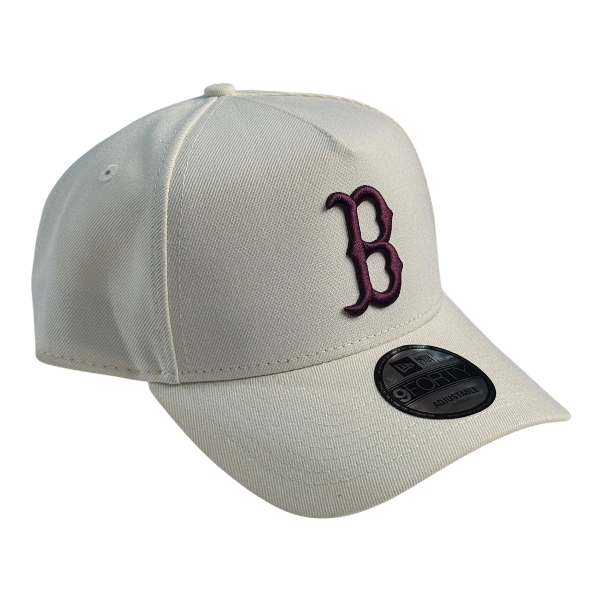 New Era 940 A-Frame Snapback Boston Red Sox Cream/Maroon