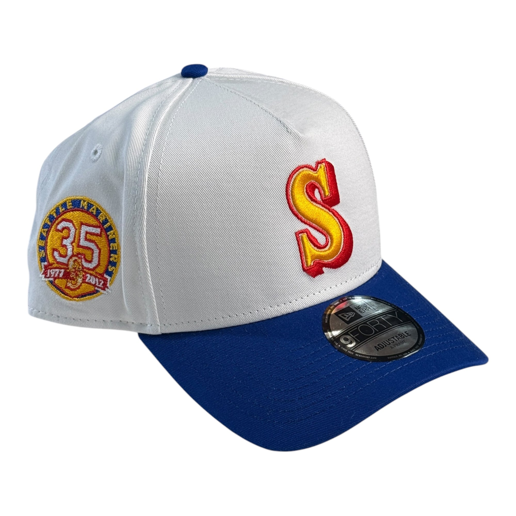 New Era 940 A-Frame Snapback Seattle Mariners White/Blue