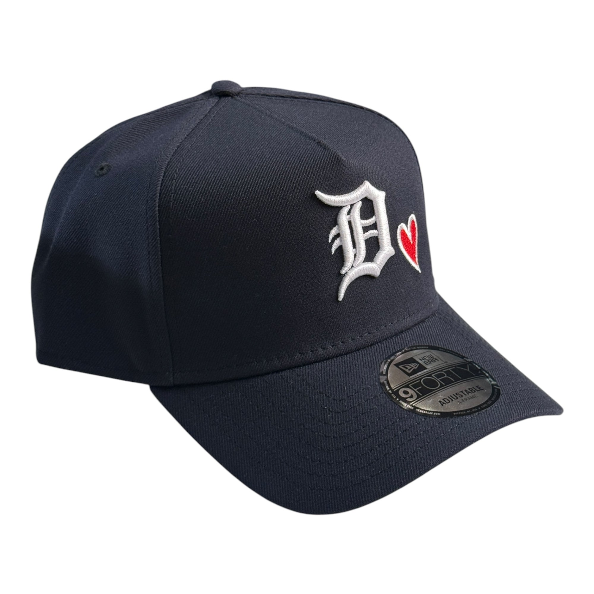 New Era 940 A-Frame Snapback Detroit TIgers Heart Navy