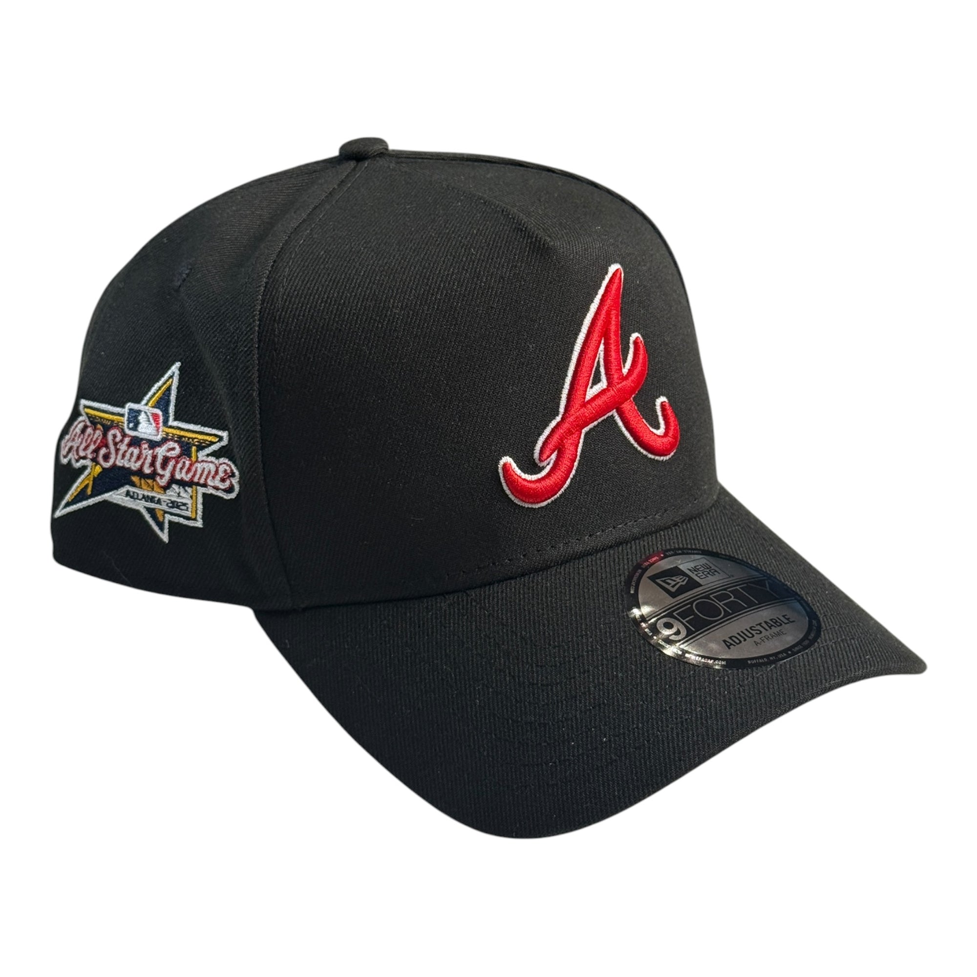 New Era 940 A-Frame Snapback Atlanta Braves Black (AS Patch)