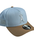 New Era 940 A-Frame Snapback Los Angeles Angels Light Blue/Brown