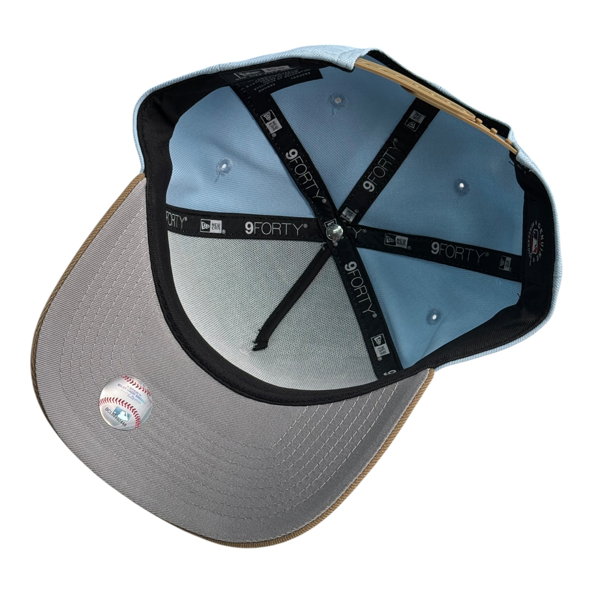 New Era 940 A-Frame Snapback Los Angeles Angels Light Blue/Brown