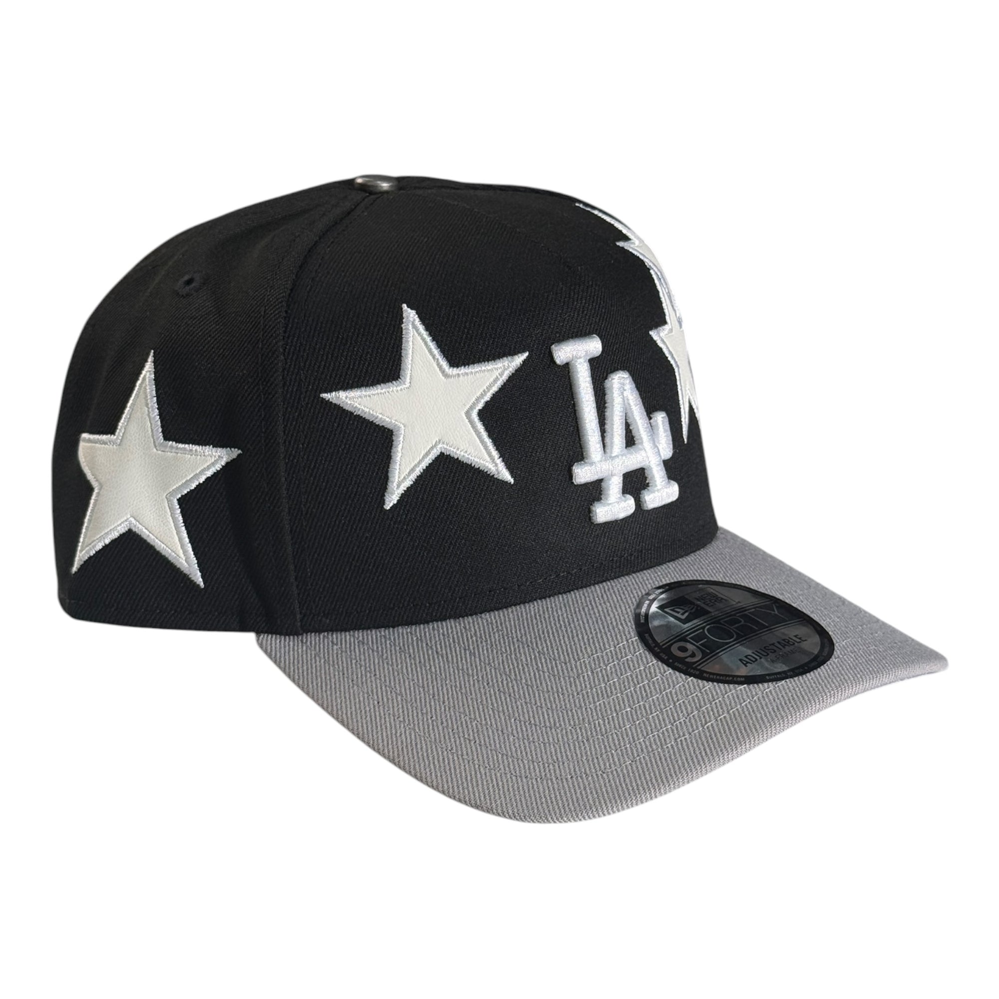 New Era 940 A-Frame Snapback Los Angeles Dodgers Stars Black