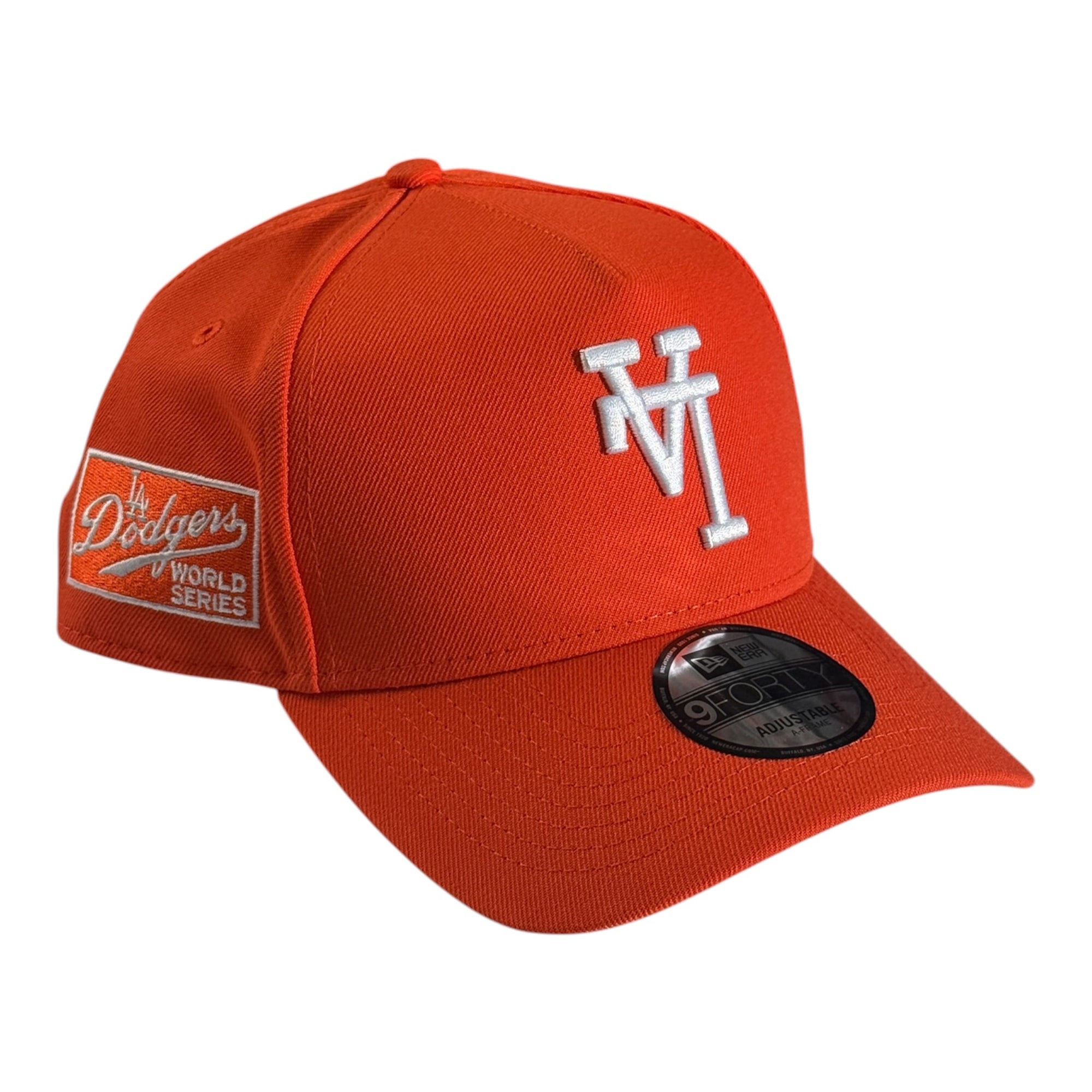 New Era 940 A-Frame Snapback Los Angeles Dodgers Upside Down Orange