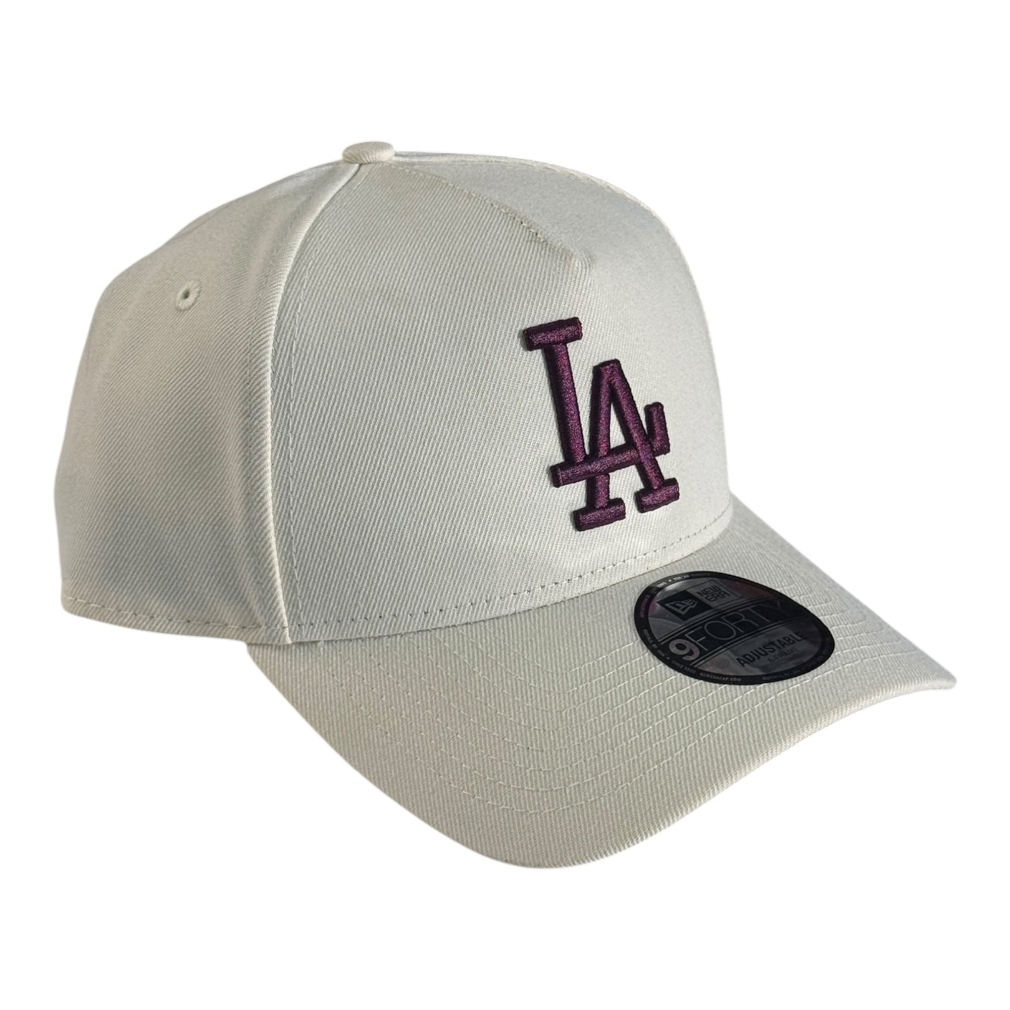New Era 940 A-Frame Snapback Los Angeles Dodgers Cream/Maroon