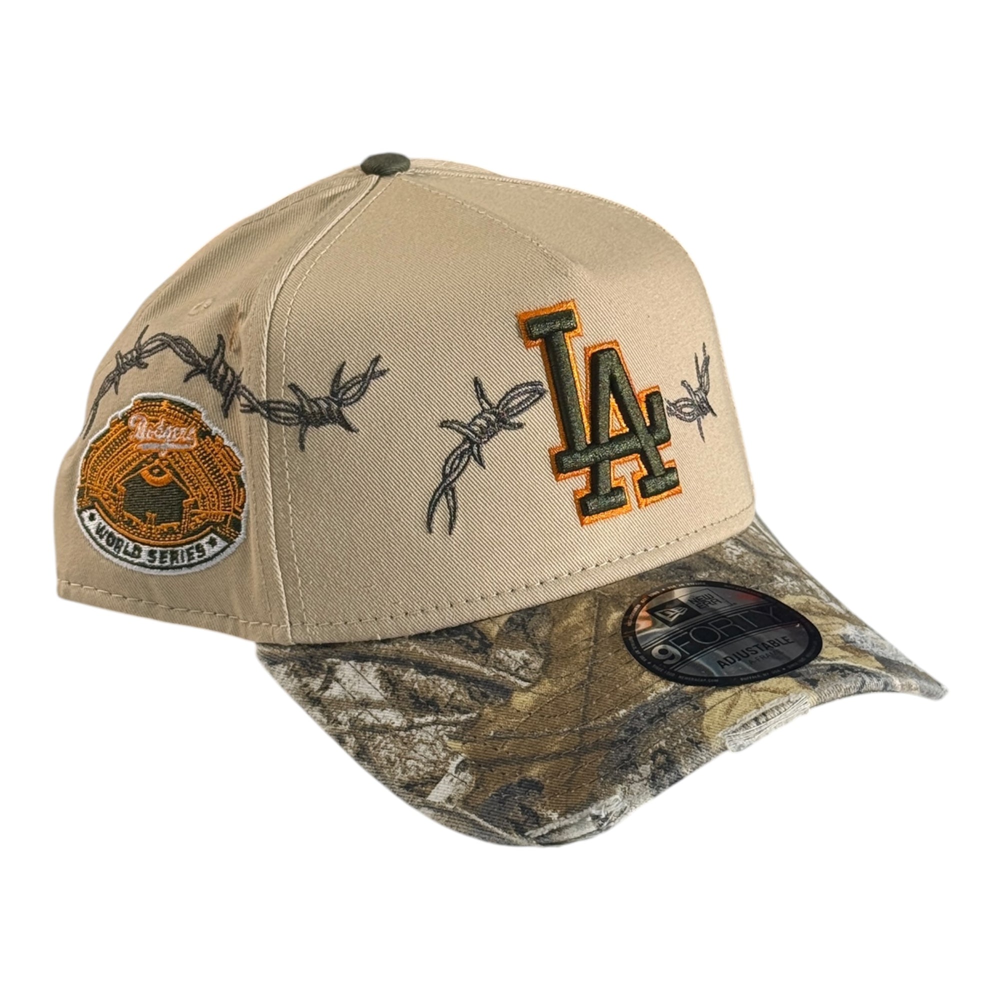 New Era 940 A-Frame Snapback Los Angeles Dodgers Khaki/Real Tree