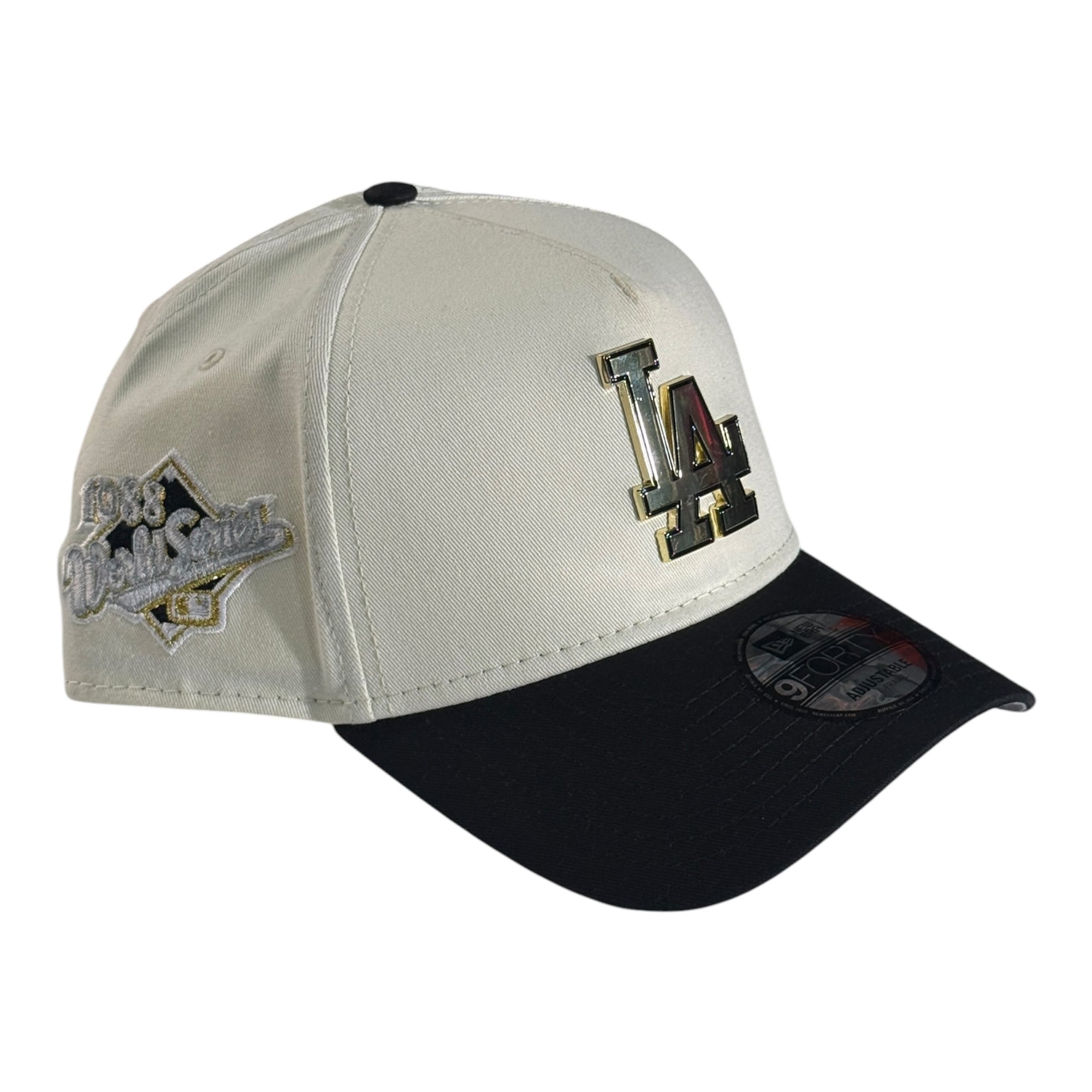 New Era 940 A-Frame Snapback Los Angeles Dodgers White/Gold