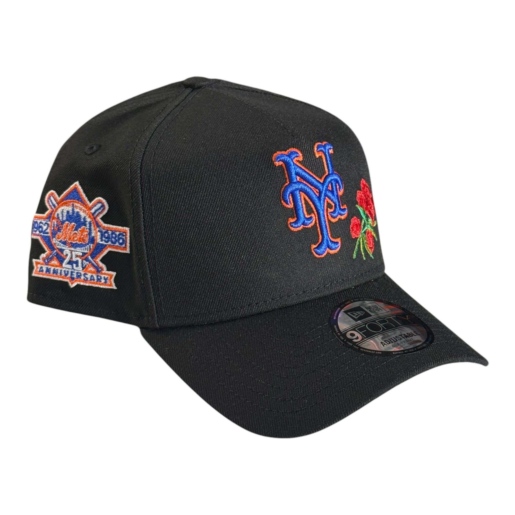New Era 940 A-Frame Snapback New York Mets Rose Black