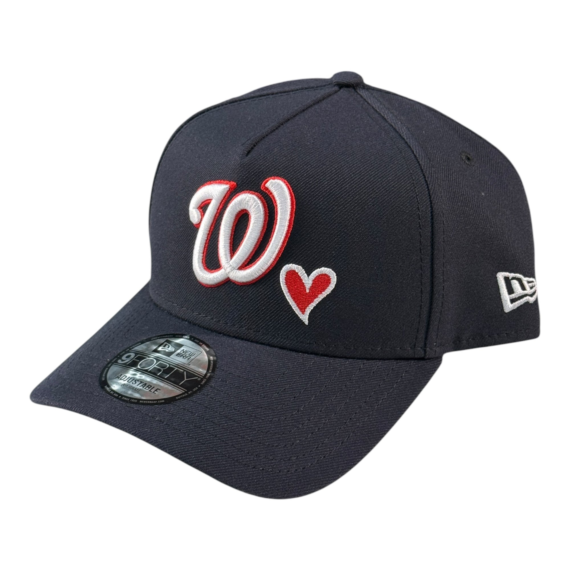 New Era 940 A-Frame Snapback Washington Nationals Heart Navy