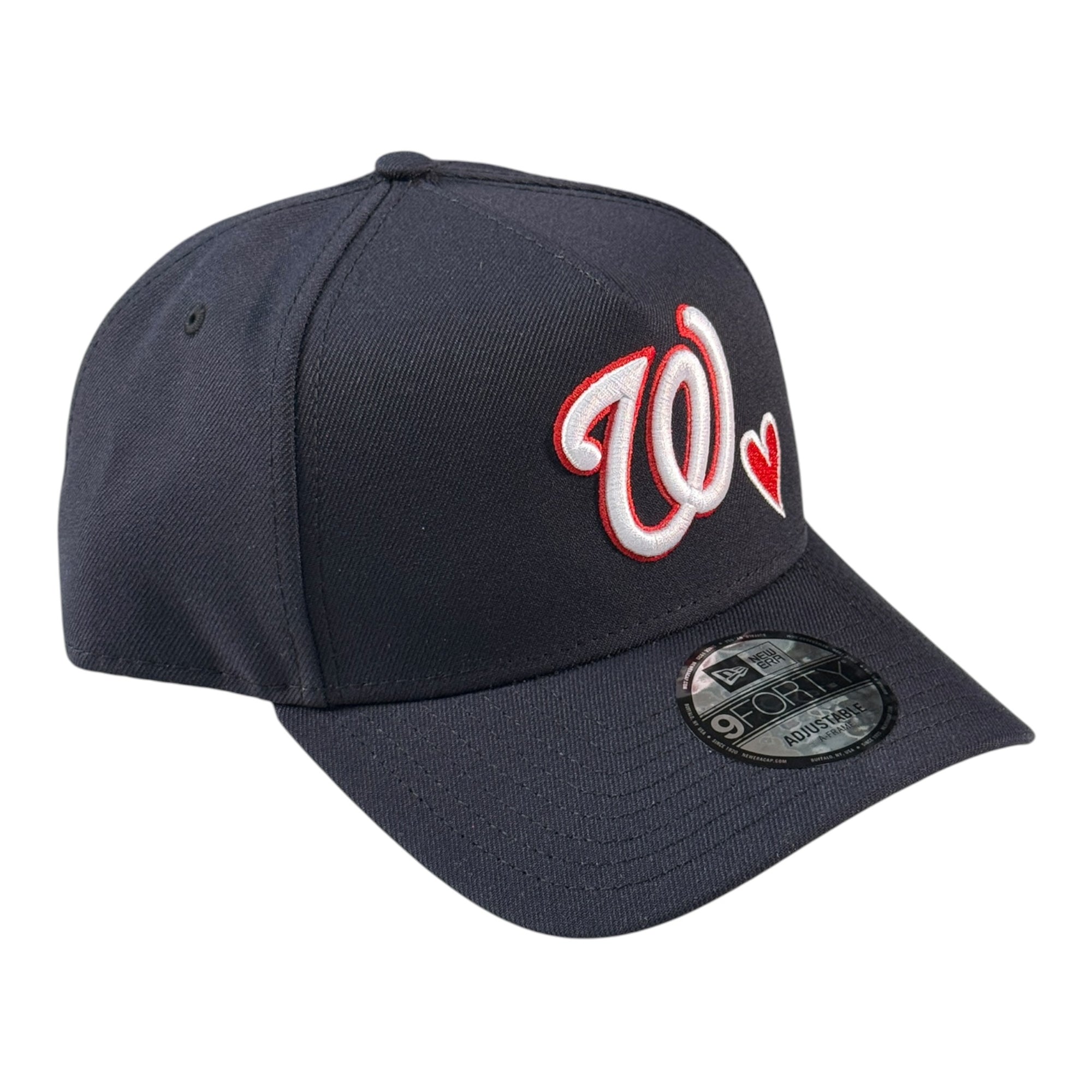 New Era 940 A-Frame Snapback Washington Nationals Heart Navy