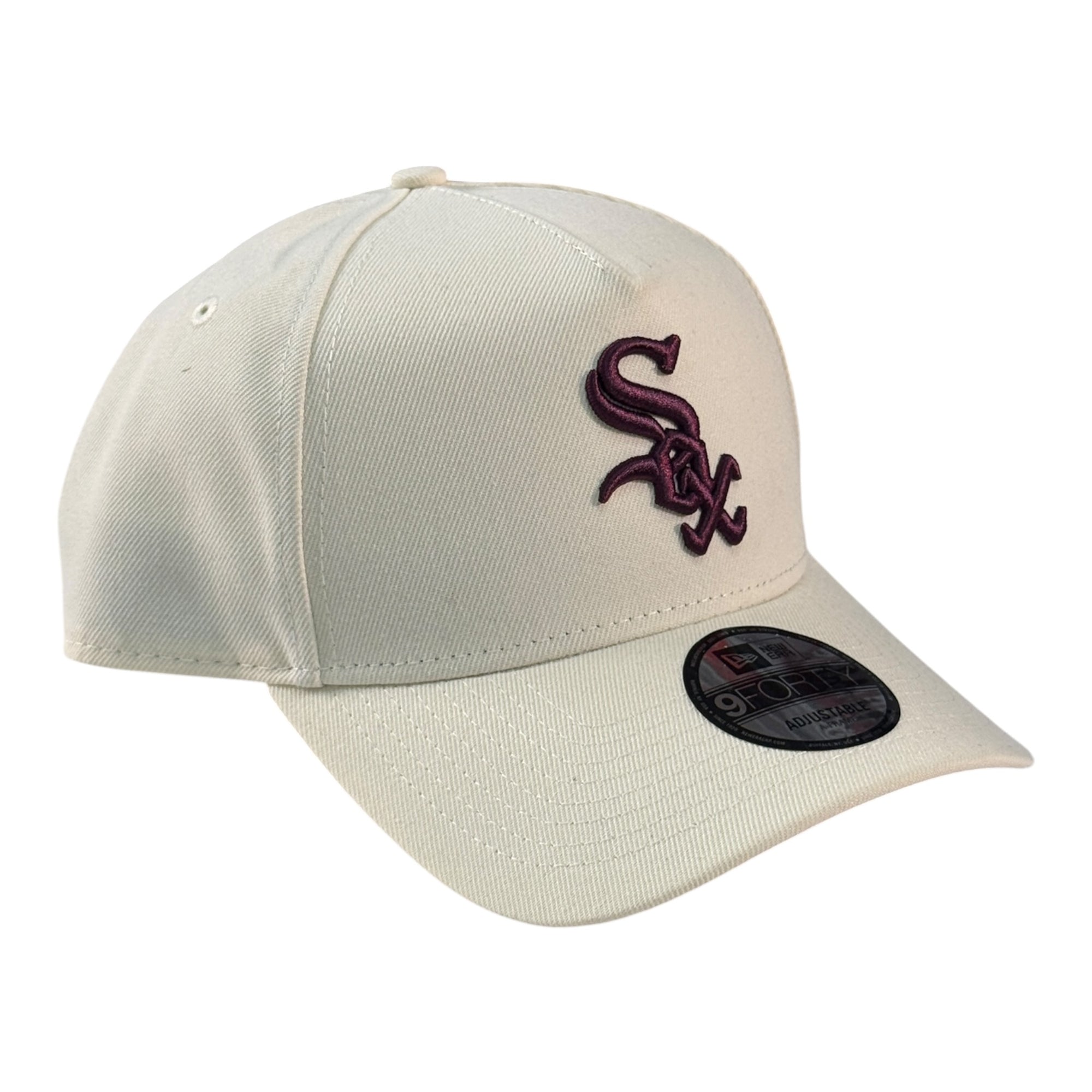 New Era 940 A-Frame Snapback Chicago White Sox Chrome/Maroon
