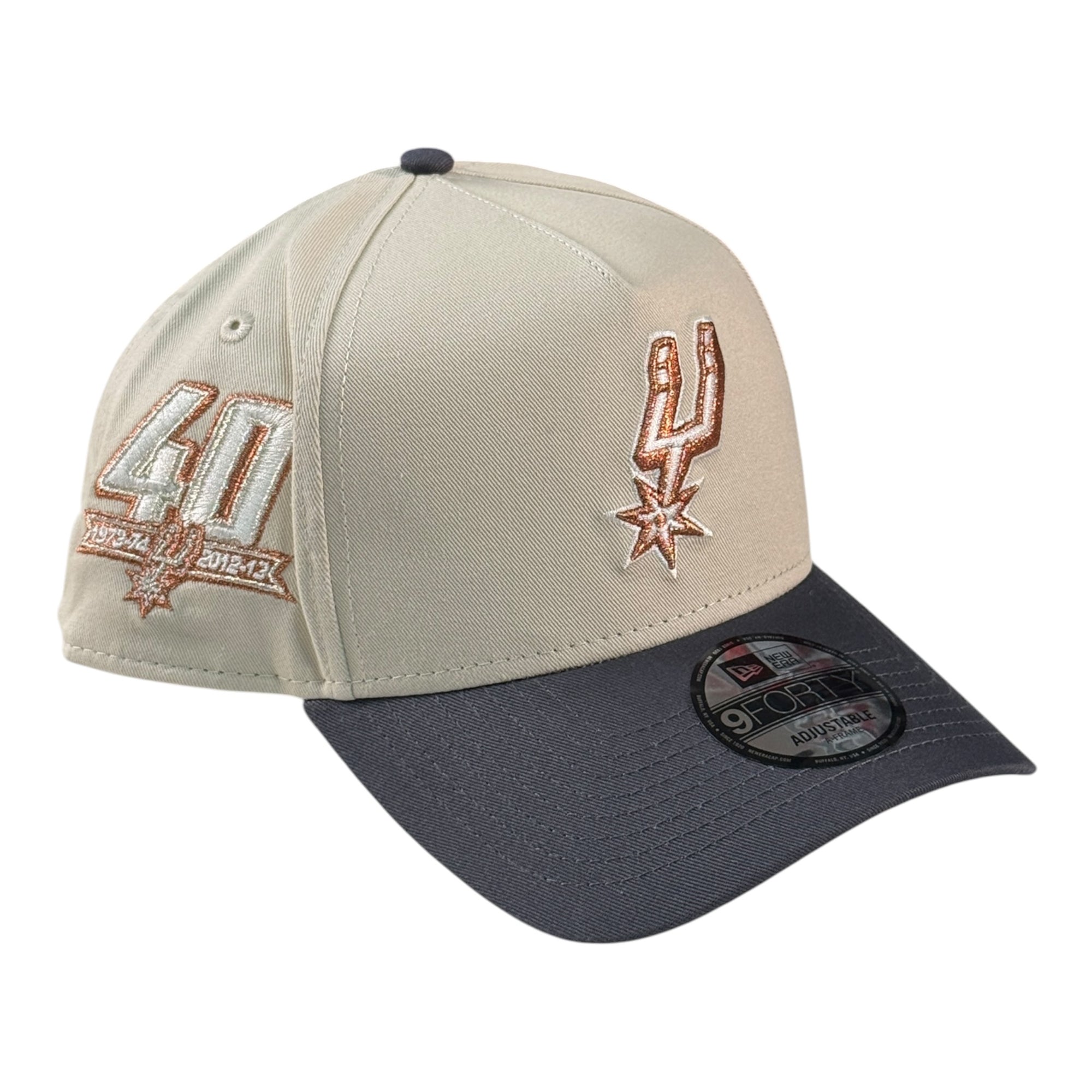 New Era 940 A-Frame Snapback San Antonio Spurs Stone/Grey