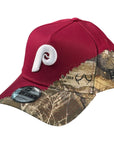 New Era 940 A-Frame Snapback Philadelphia Phillies Red/Real Tree