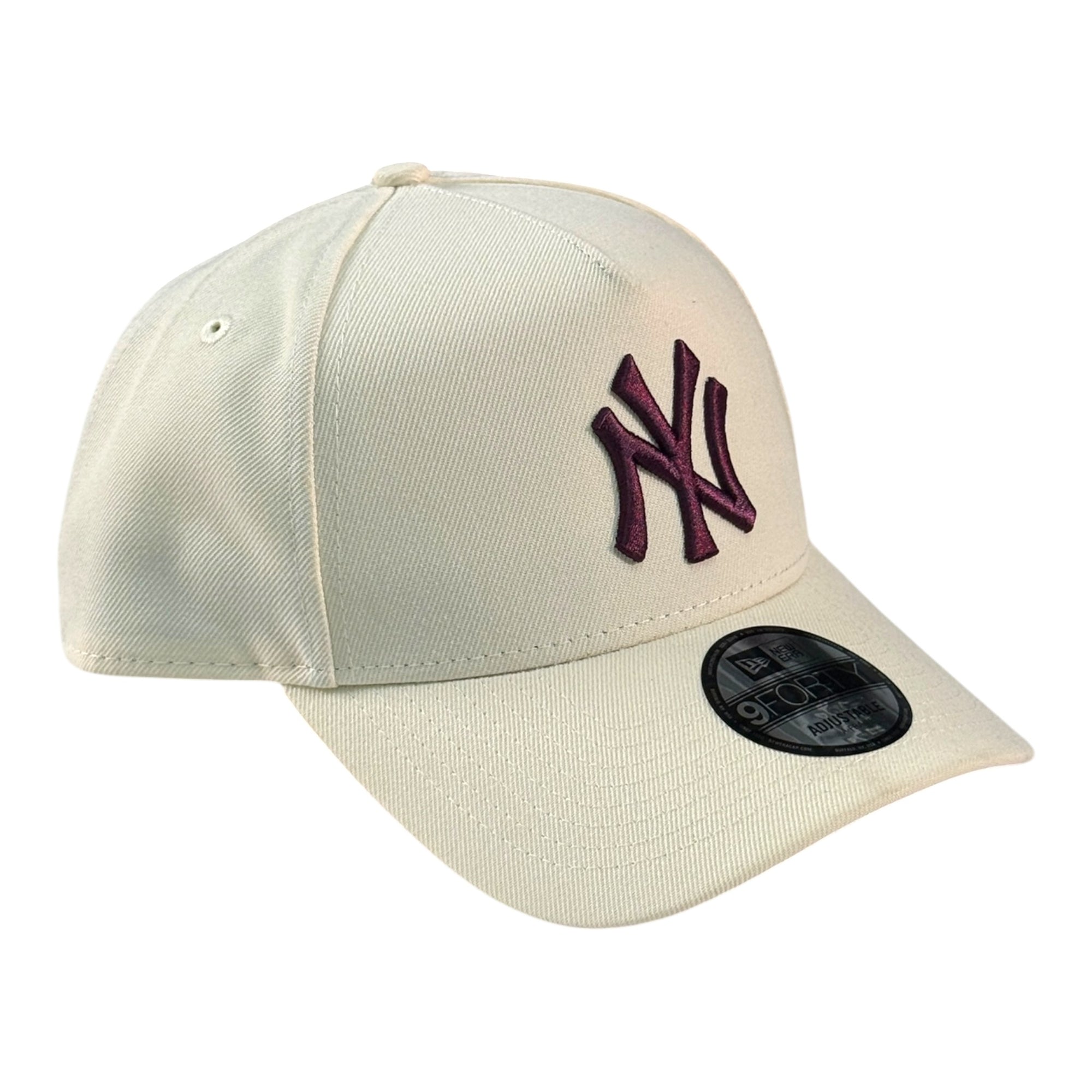 New Era 940 A-Frame Snapback New York Yankees Chrome/Maroon