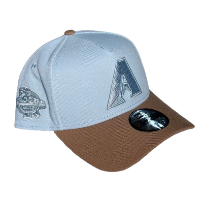 New Era 940 A-Frame Snapback Arizona Diamondbacks Light Blue/Brown