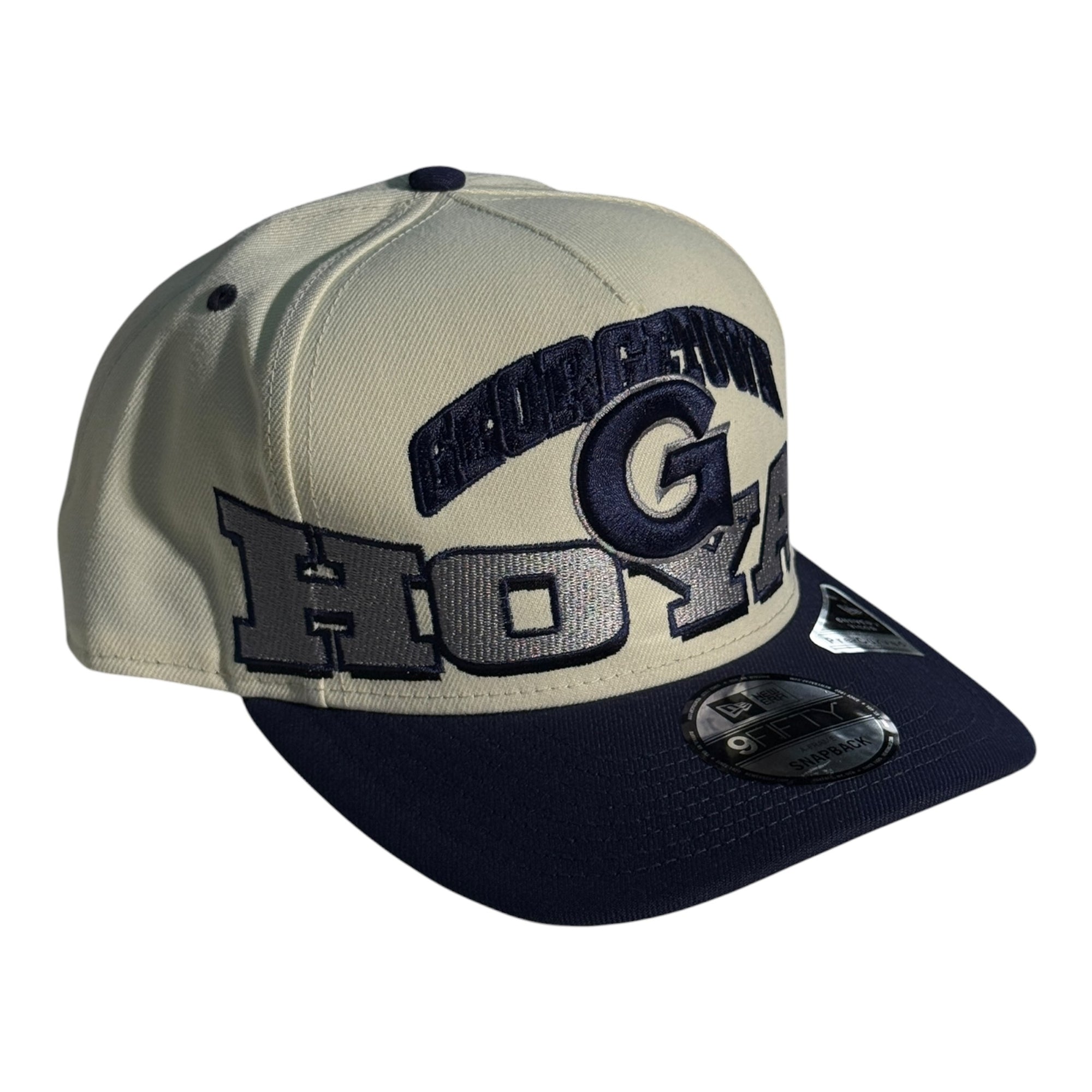 New Era 950 A-Frame Snapback Georgetown Hoyas Stone/Navy