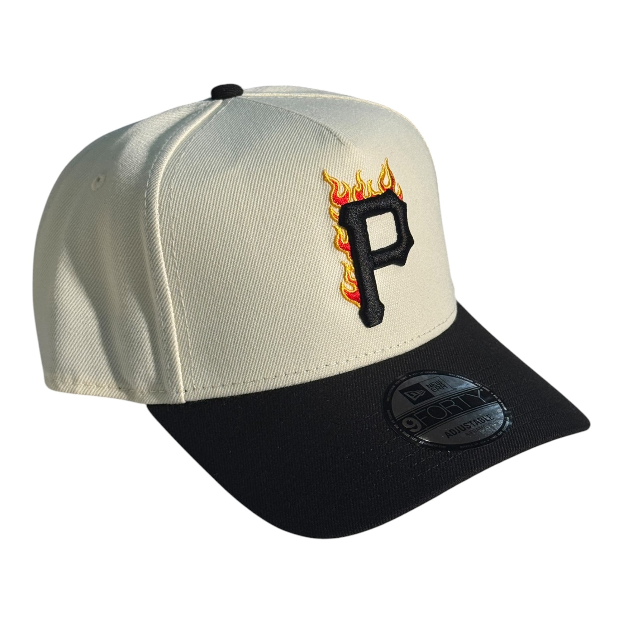 New Era 940 A-Frame Snapback Pittsburgh Pirates Flame Stone/Black