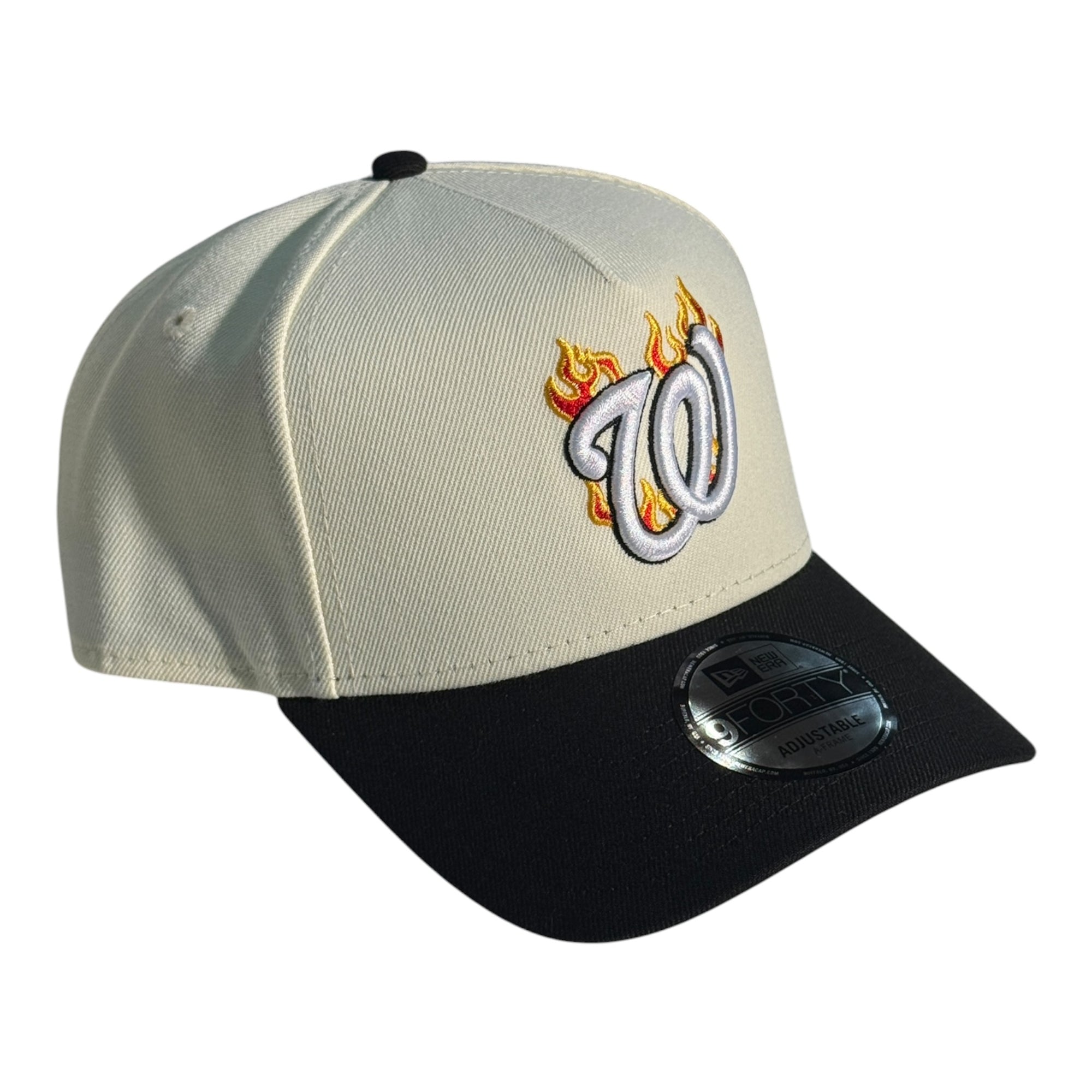 New Era 940 A-Frame Snapback Washington Nationals Flame Stone/Black