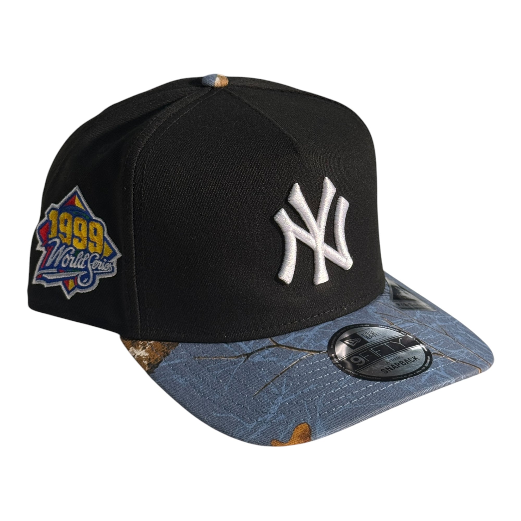 New Era 950 A-Frame Snapback New York Yankees Black/Blue Real Tree