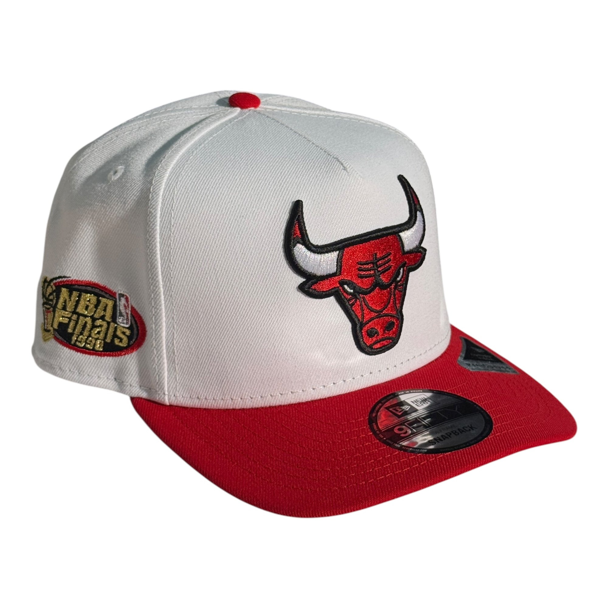 New Era 950 A-Frame Snapback Chicago Bulls White/Red (Finals Patch)