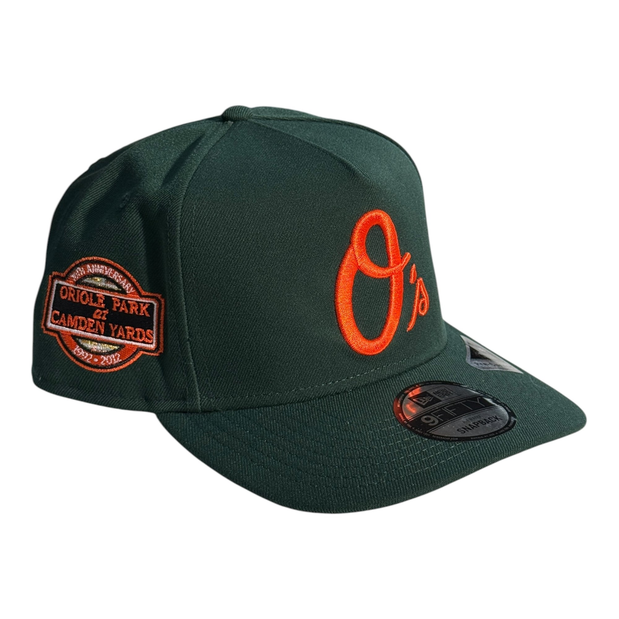 New Era 950 A-Frame Snapback Baltimore Orioles Green (Camden Patch)