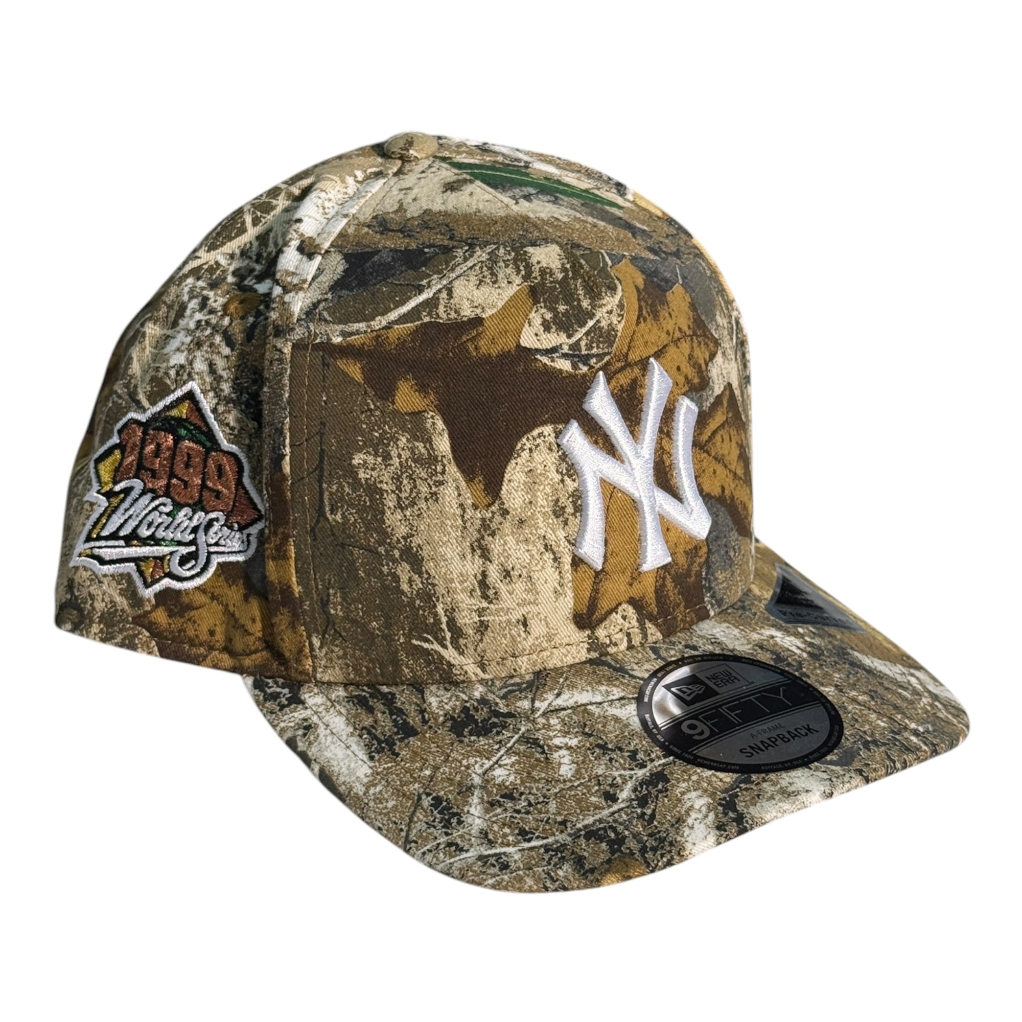 New Era 950 A-Frame Snapback New York Yankees Real Tree (1999 WS Patch)