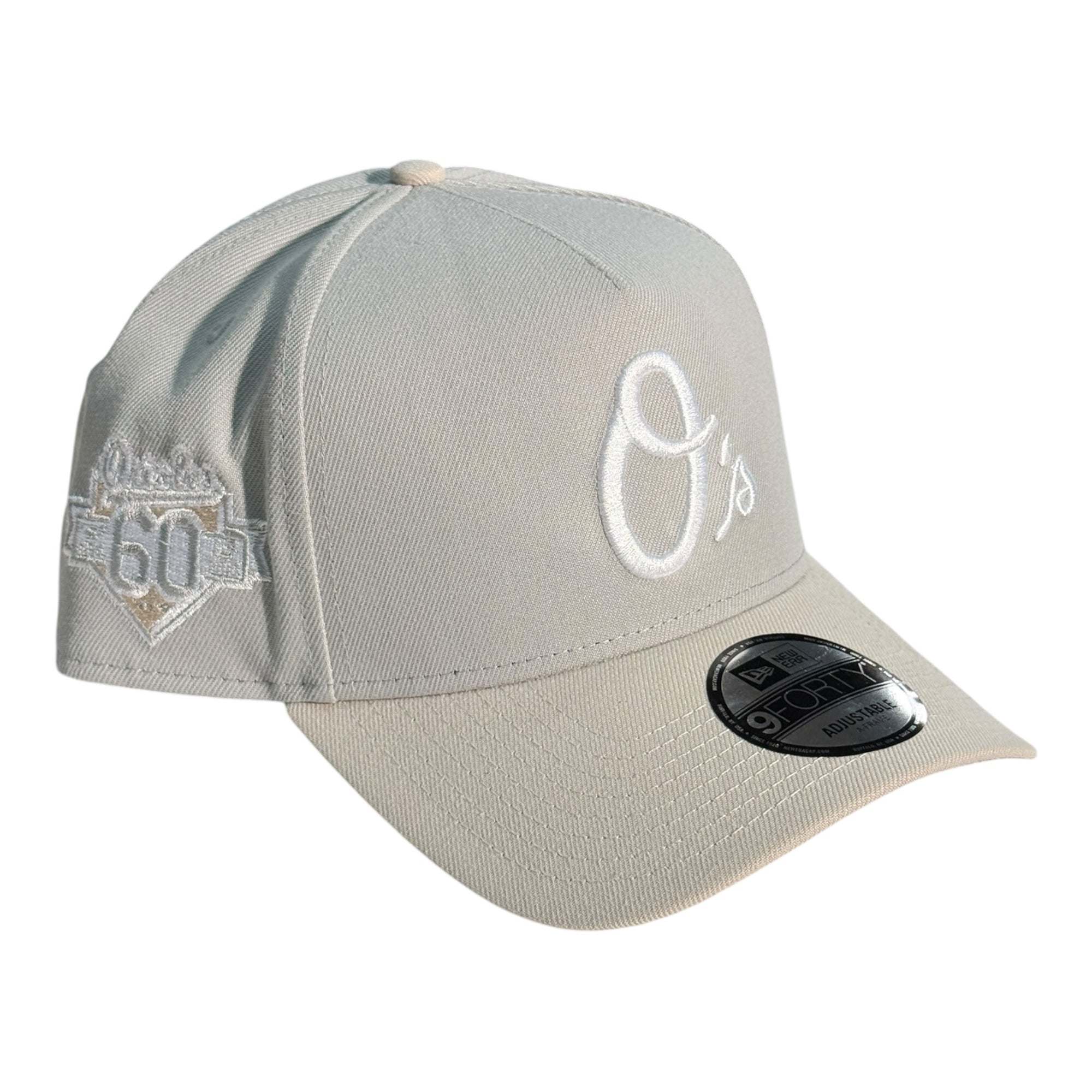 New Era 940 A-Frame Snapback Baltimore Orioles Grey