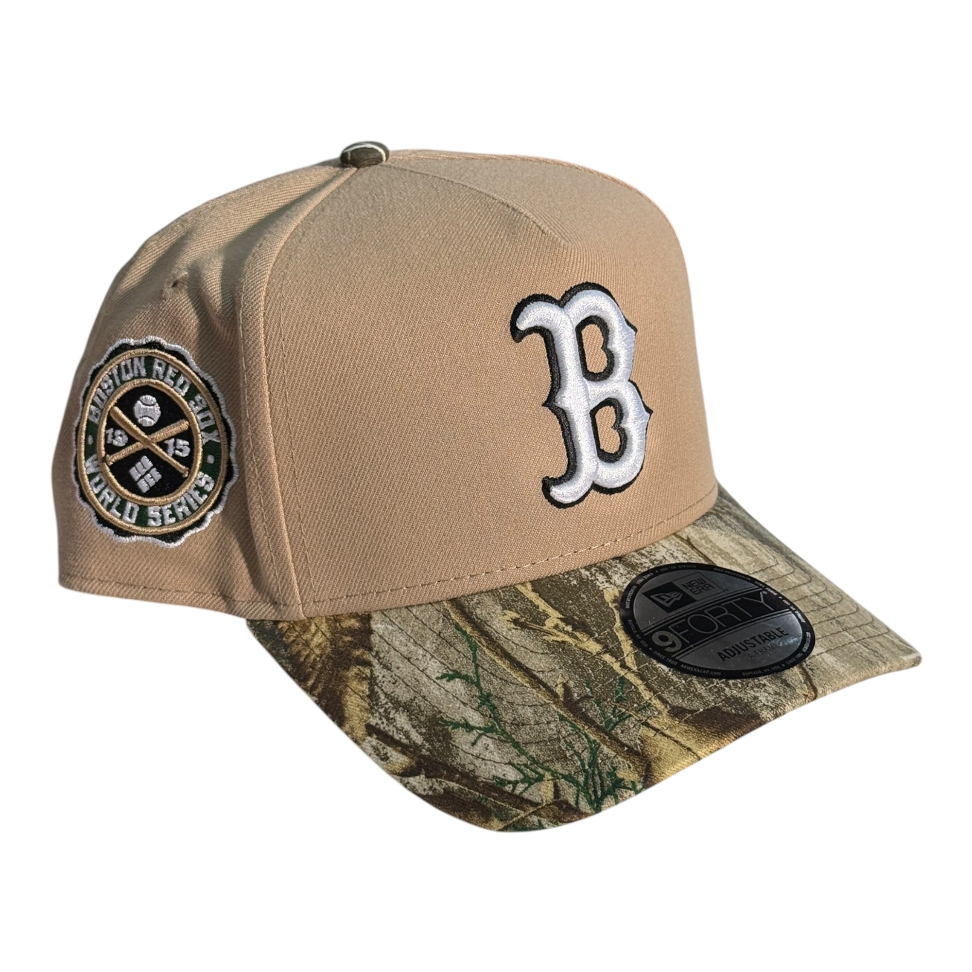 New Era 940 A-Frame Snapback Boston Red Sox Khaki/ Real Tree