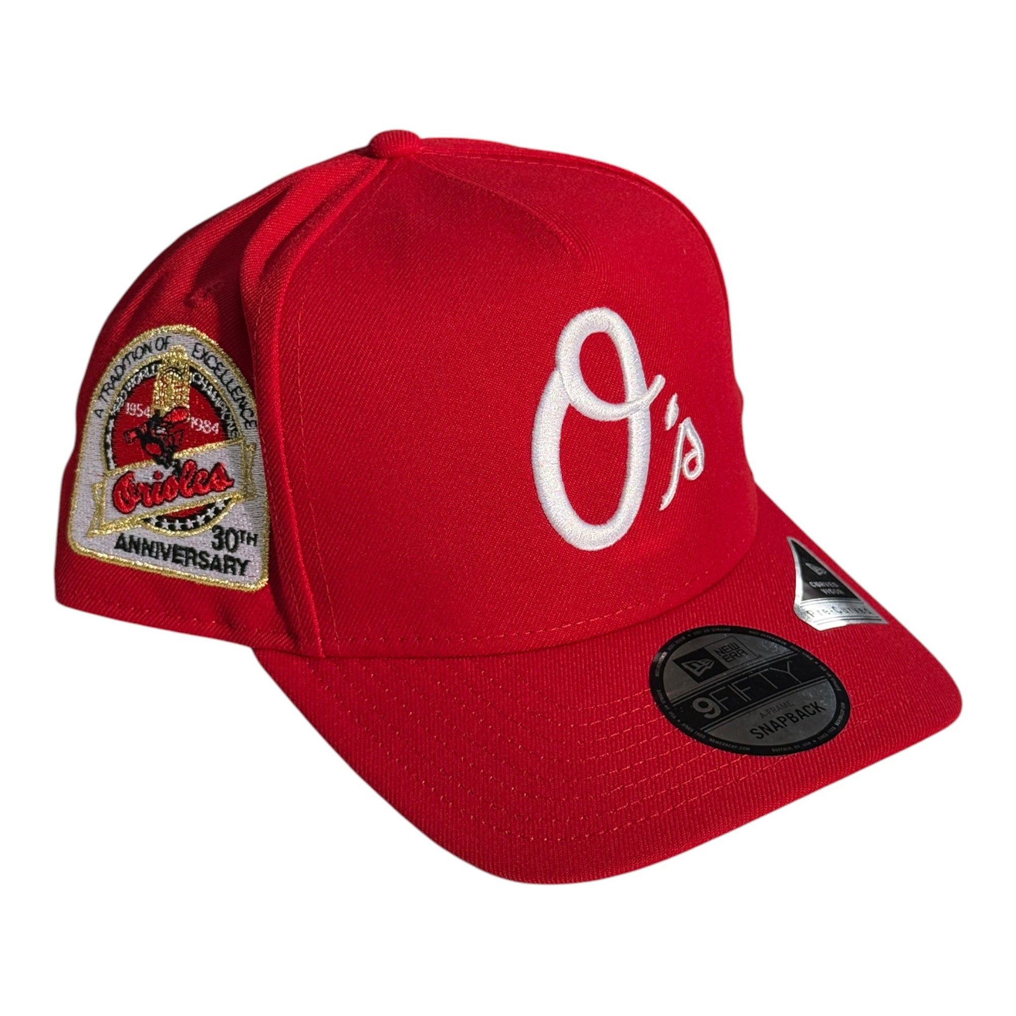New Era 950 A-Frame Snapback Baltimore Orioles Red