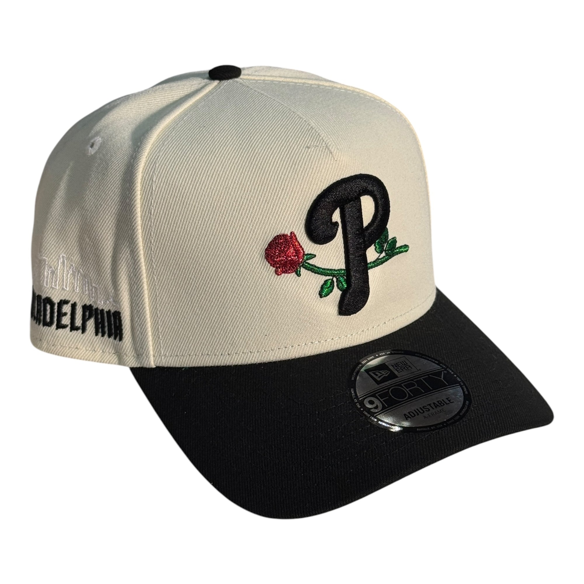 New Era 940 A-Frame Snapback Philadelphia Phillies Flower Stone/Black