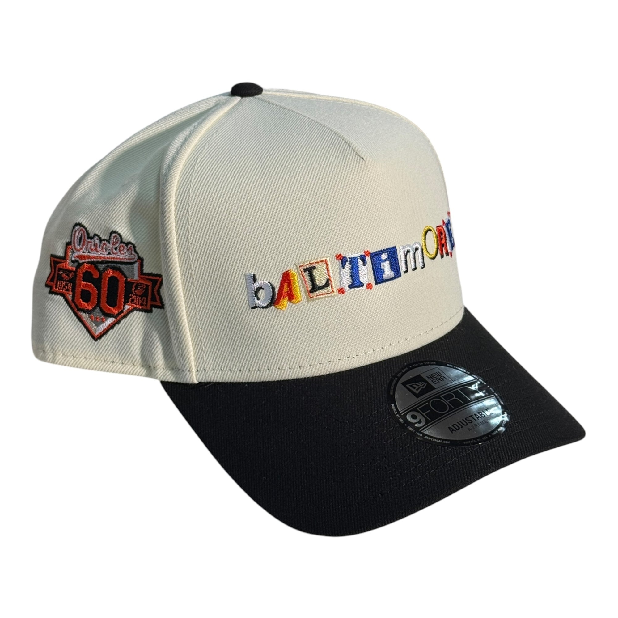 New Era 940 A-Frame Snapback Baltimore Orioles Ransom Stone/Black