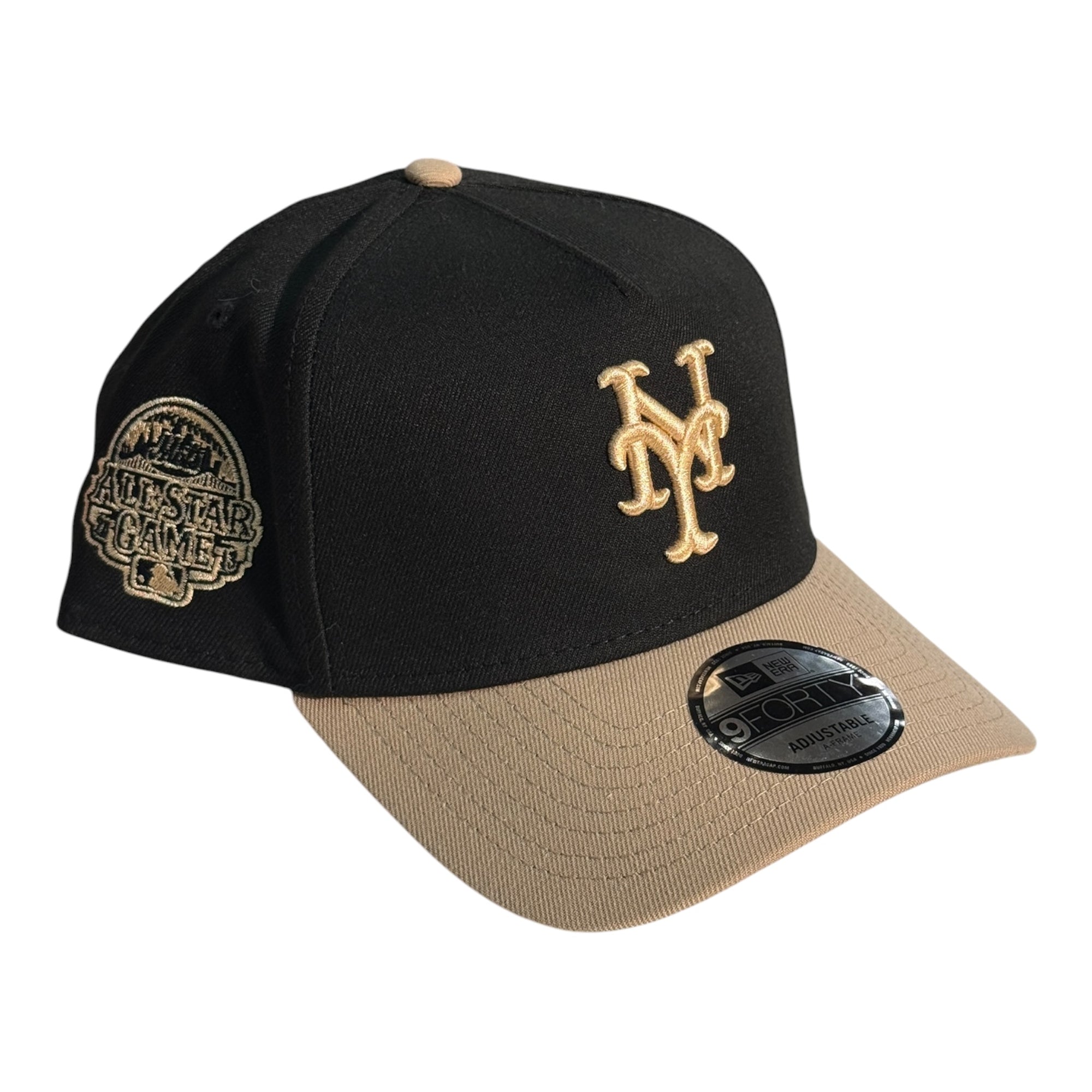 New Era 940 A-Frame Snapback New York Mets Black/Khaki
