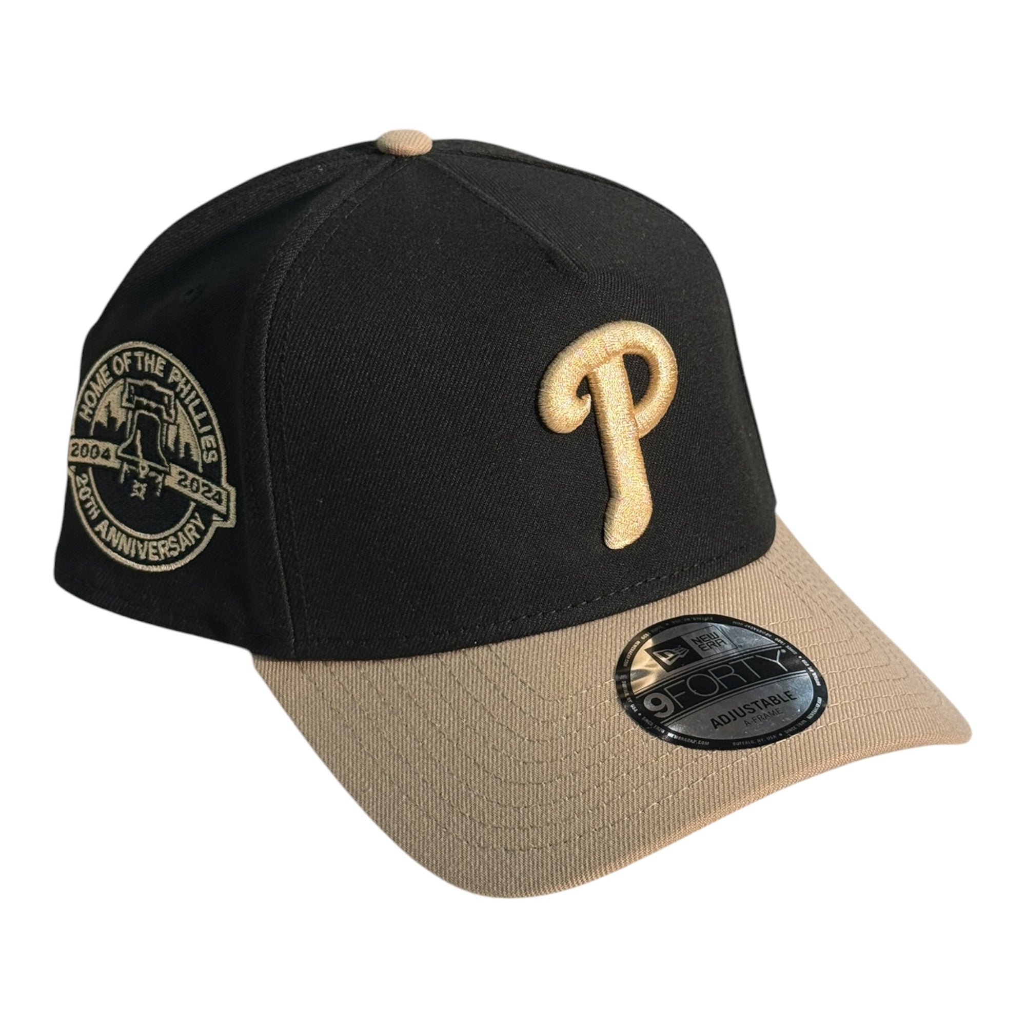 New Era 940 A-Frame Snapback Philadelphia Phillies Black/Khaki