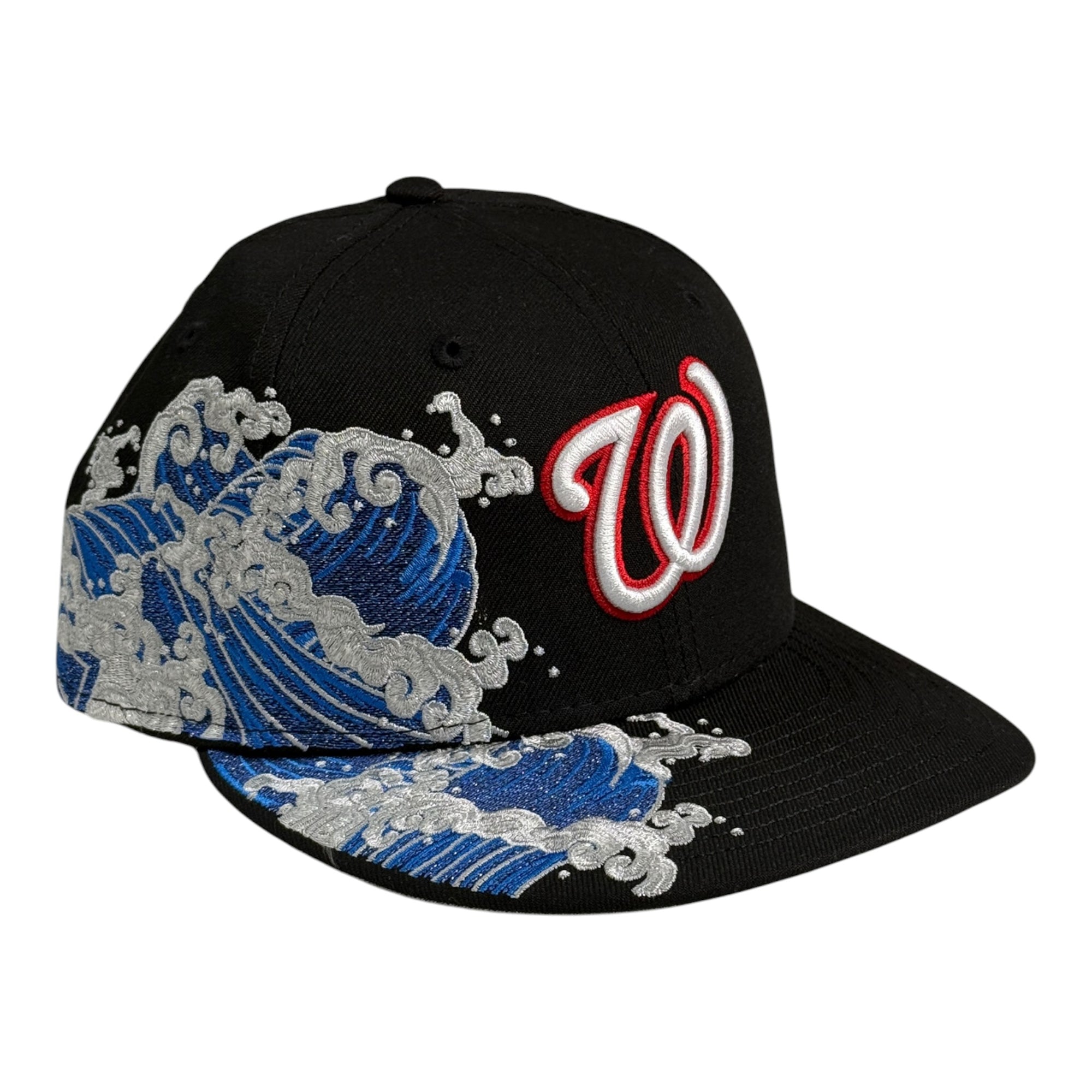 New Era 59Fifty Fitted Washington Natioanals Black (Waves)