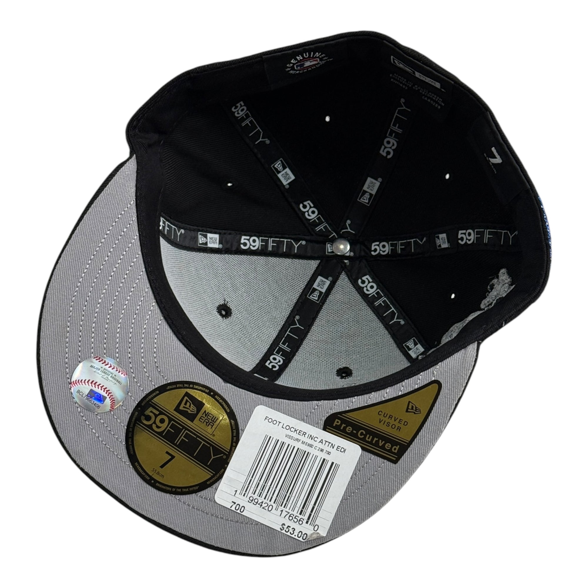 New Era 59Fifty Fitted Washington Natioanals Black (Waves)