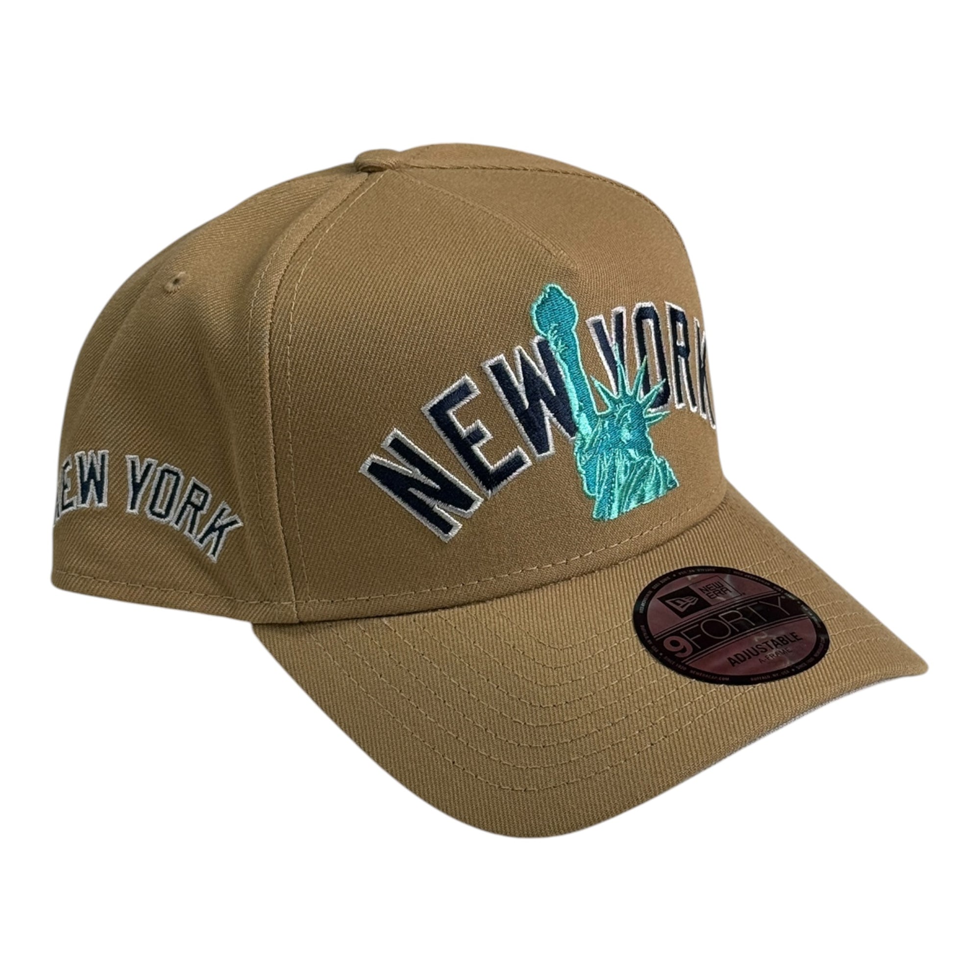 New Era 9Forty A-Frame Snapback New York Yankees Khaki (Statue of Liberty)