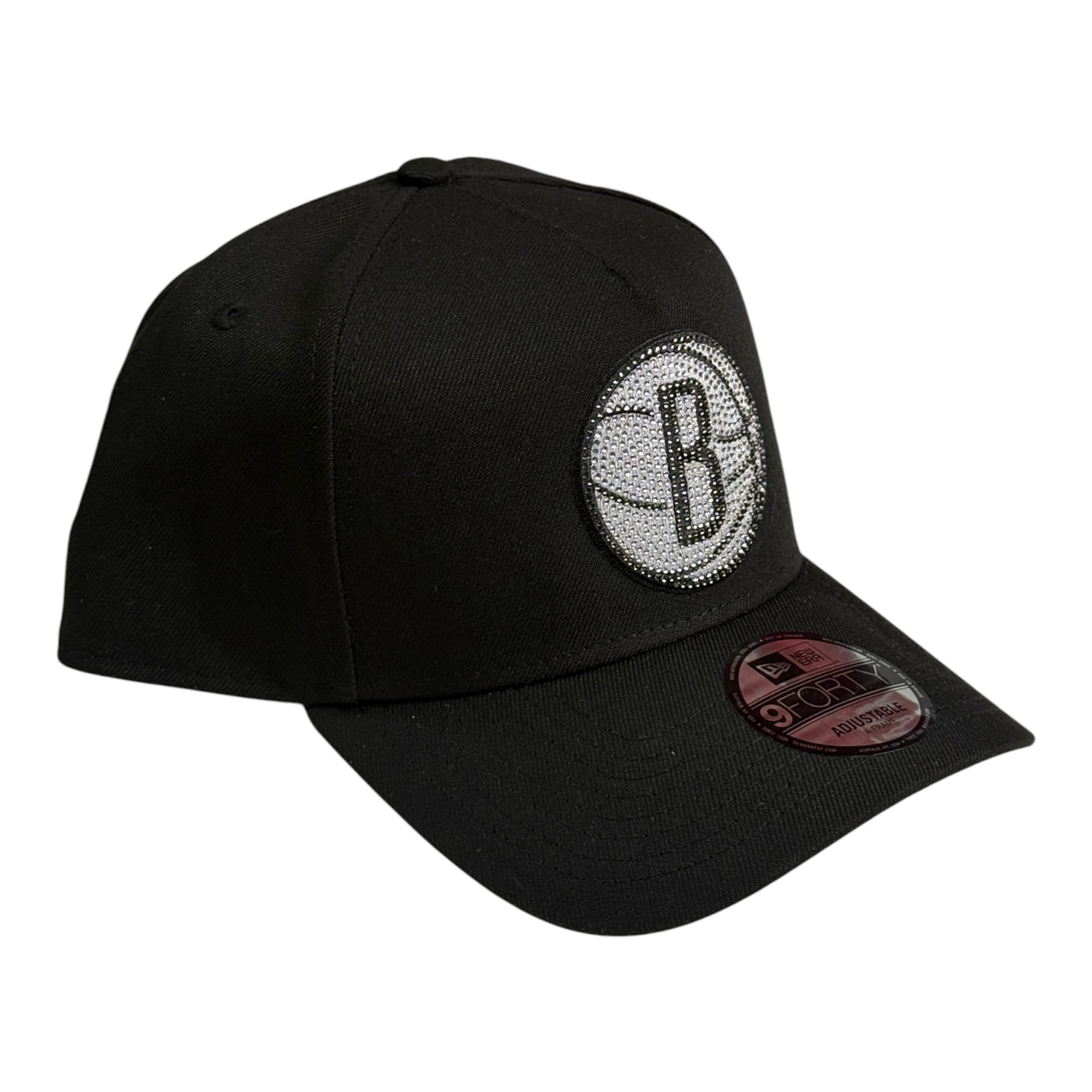New Era 9Forty A-Frame Snapback Brooklyn Nets Black (Rhinestones)