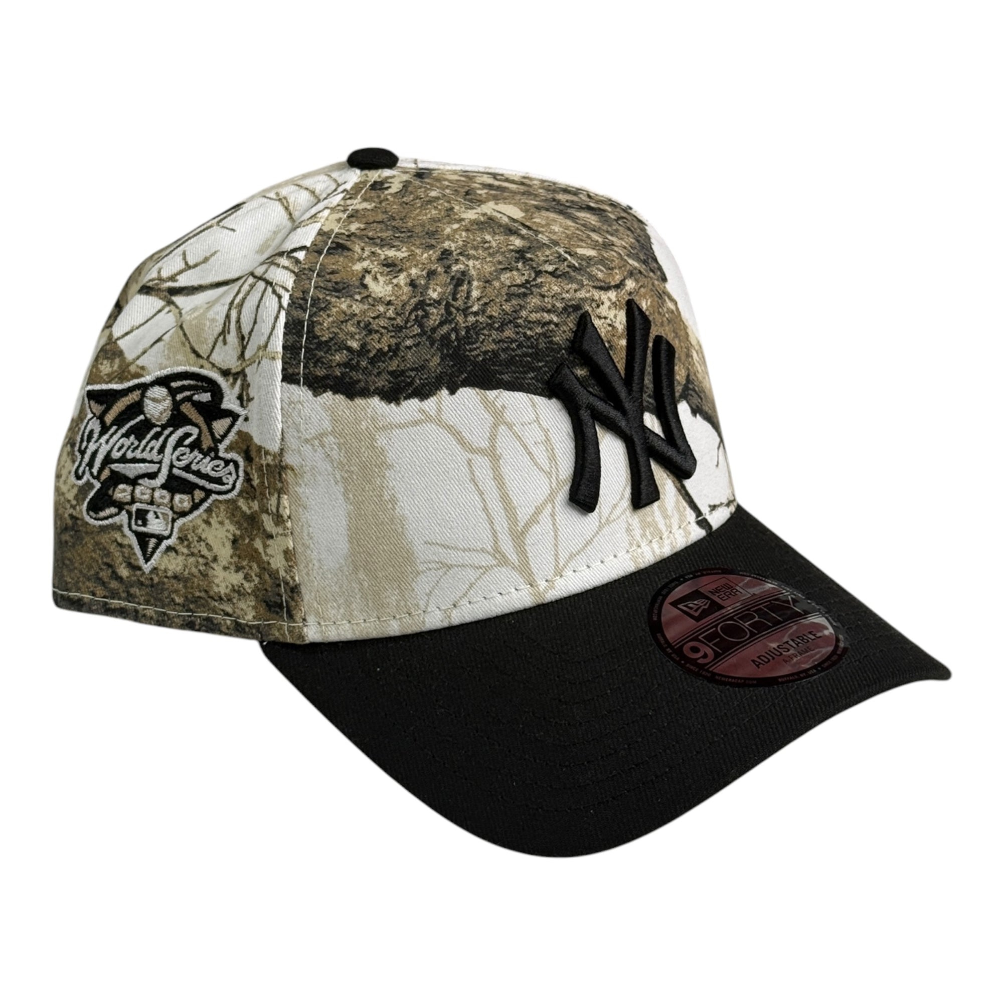 New Era 9Forty A-Frame Snapback New York Yankees White/Black Real Tree