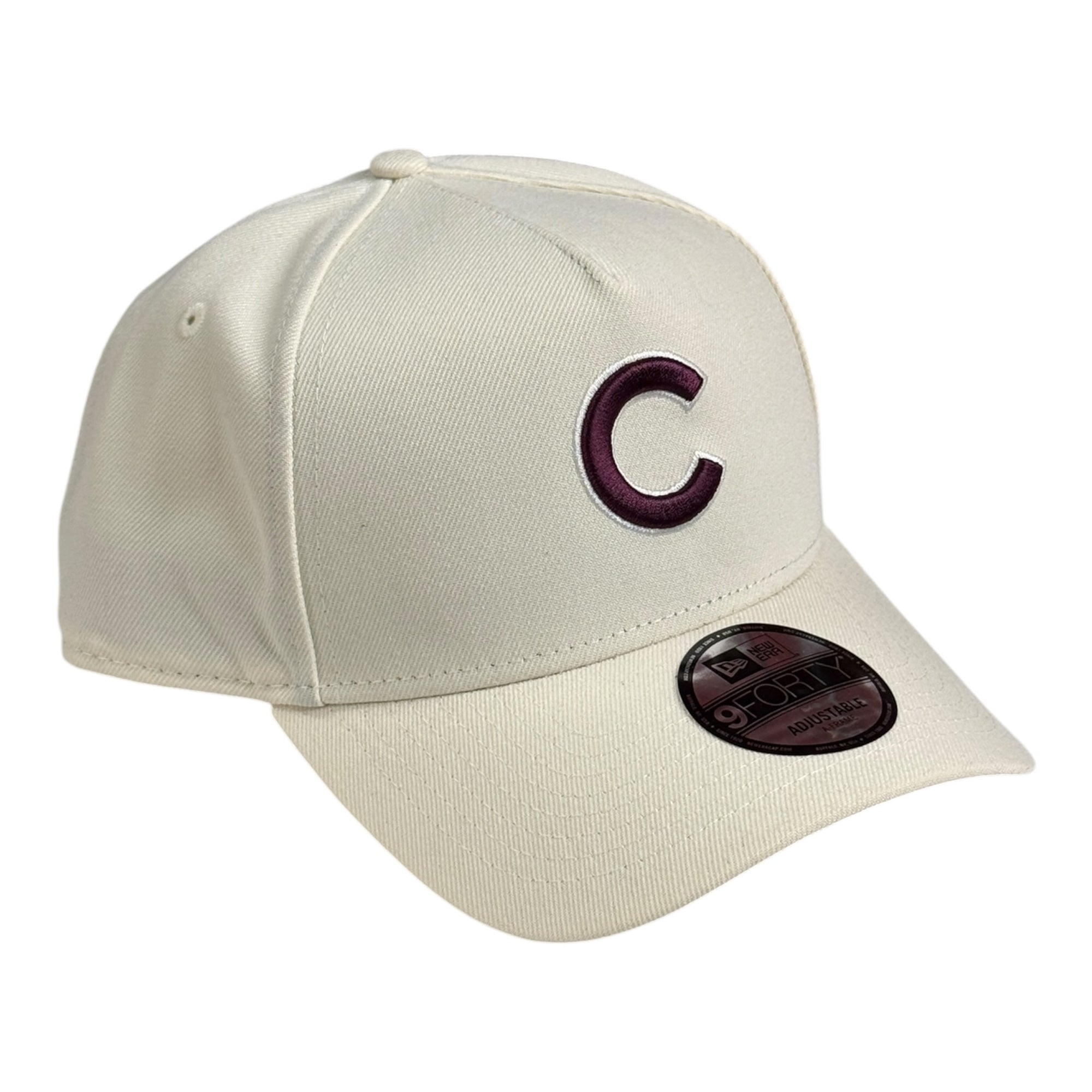 New Era 9Forty A-Frame Snapback Chicago Cubs Chrome/Maroon