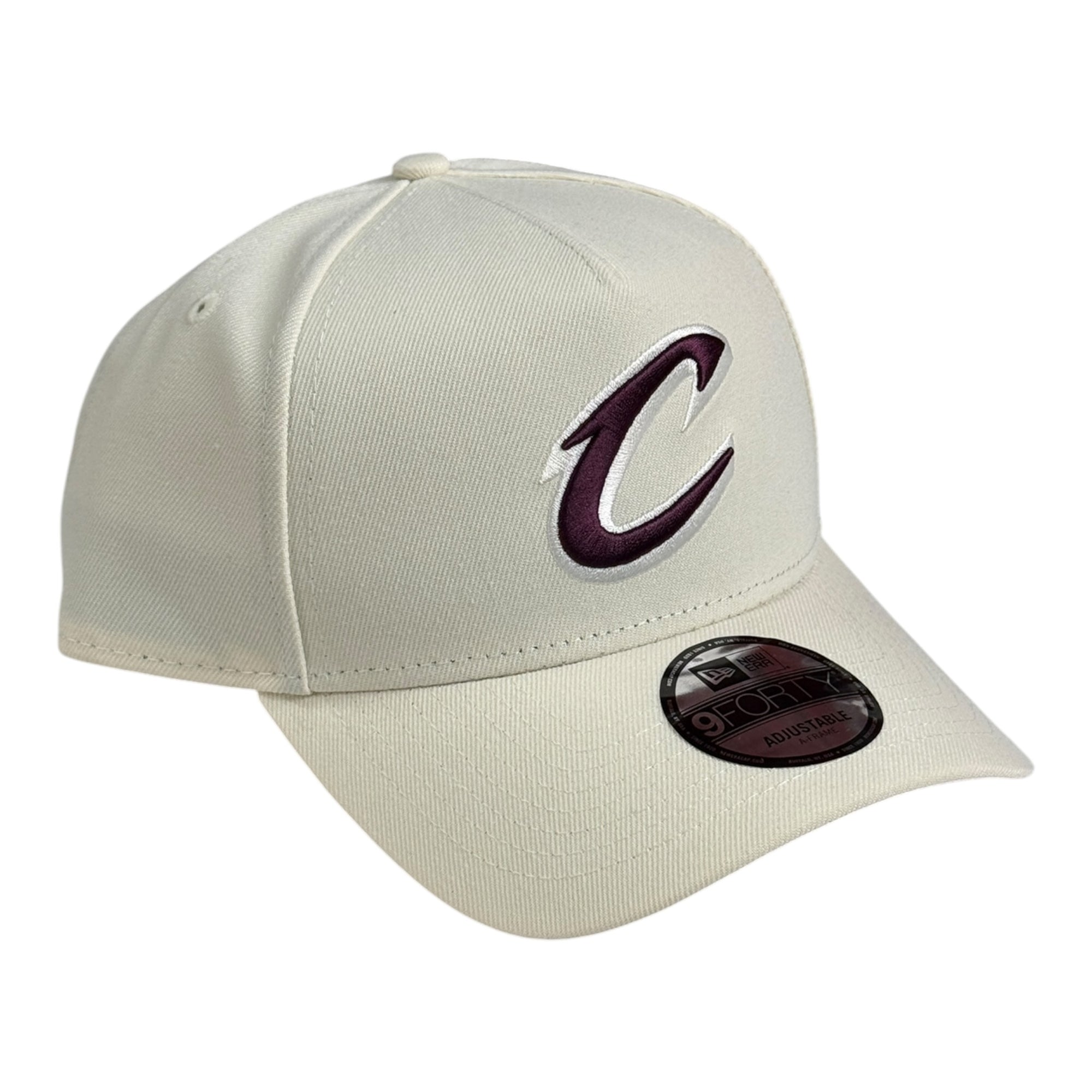 New Era 9Forty A-Frame Snapback Cleveland Cavaliers Chrome/Maroon