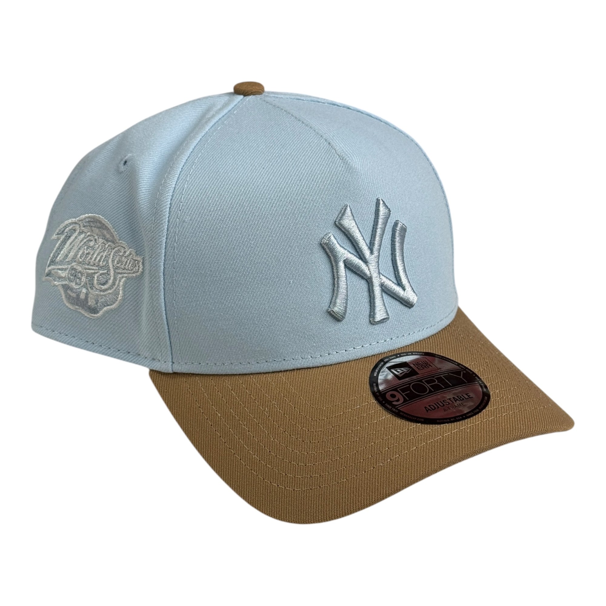 New Era 9Forty A-Frame Snapback New York Yankees Light Blue/Khaki