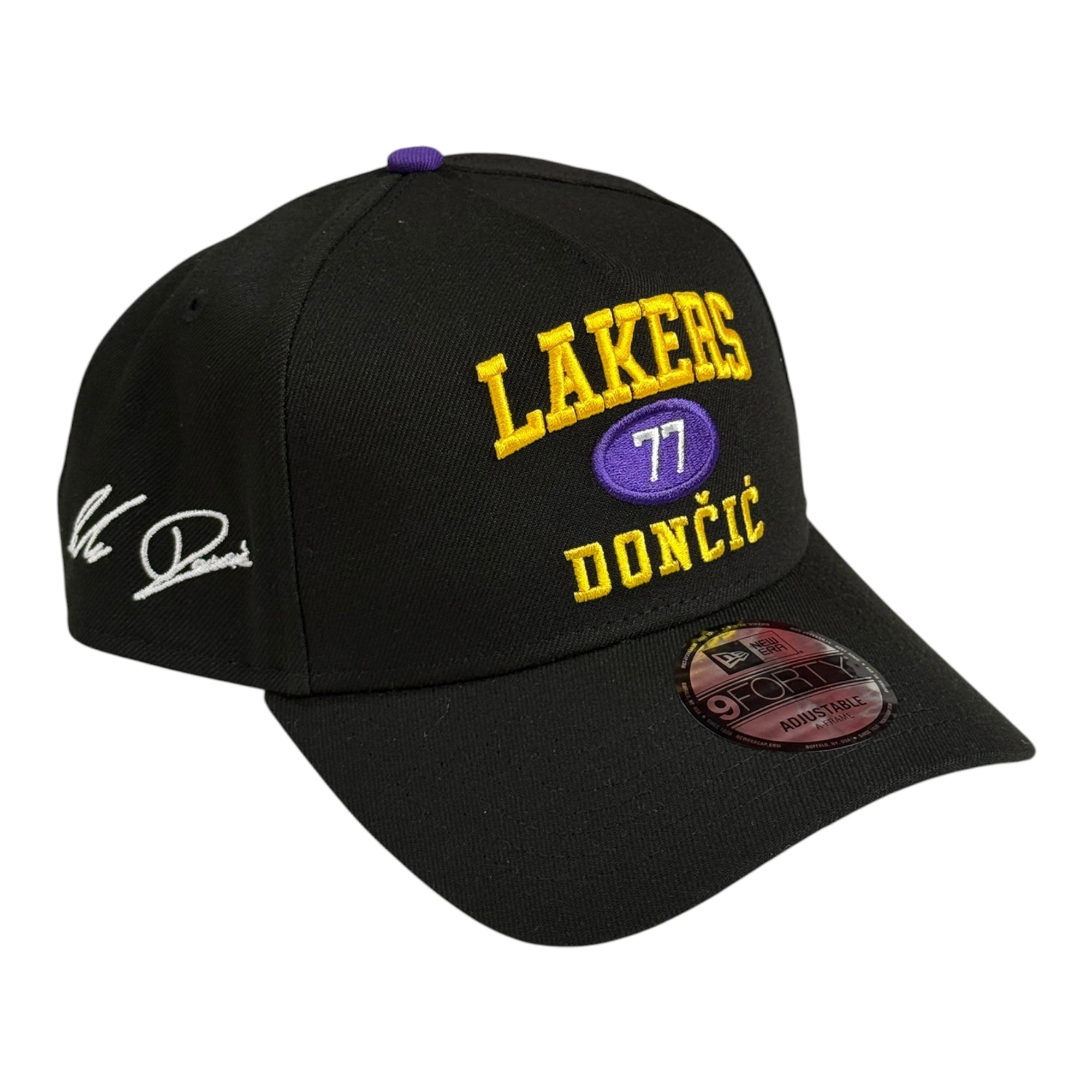 New Era 9Forty A-Frame Snapback Los Angeles Lakers Black (Luka Doncic)