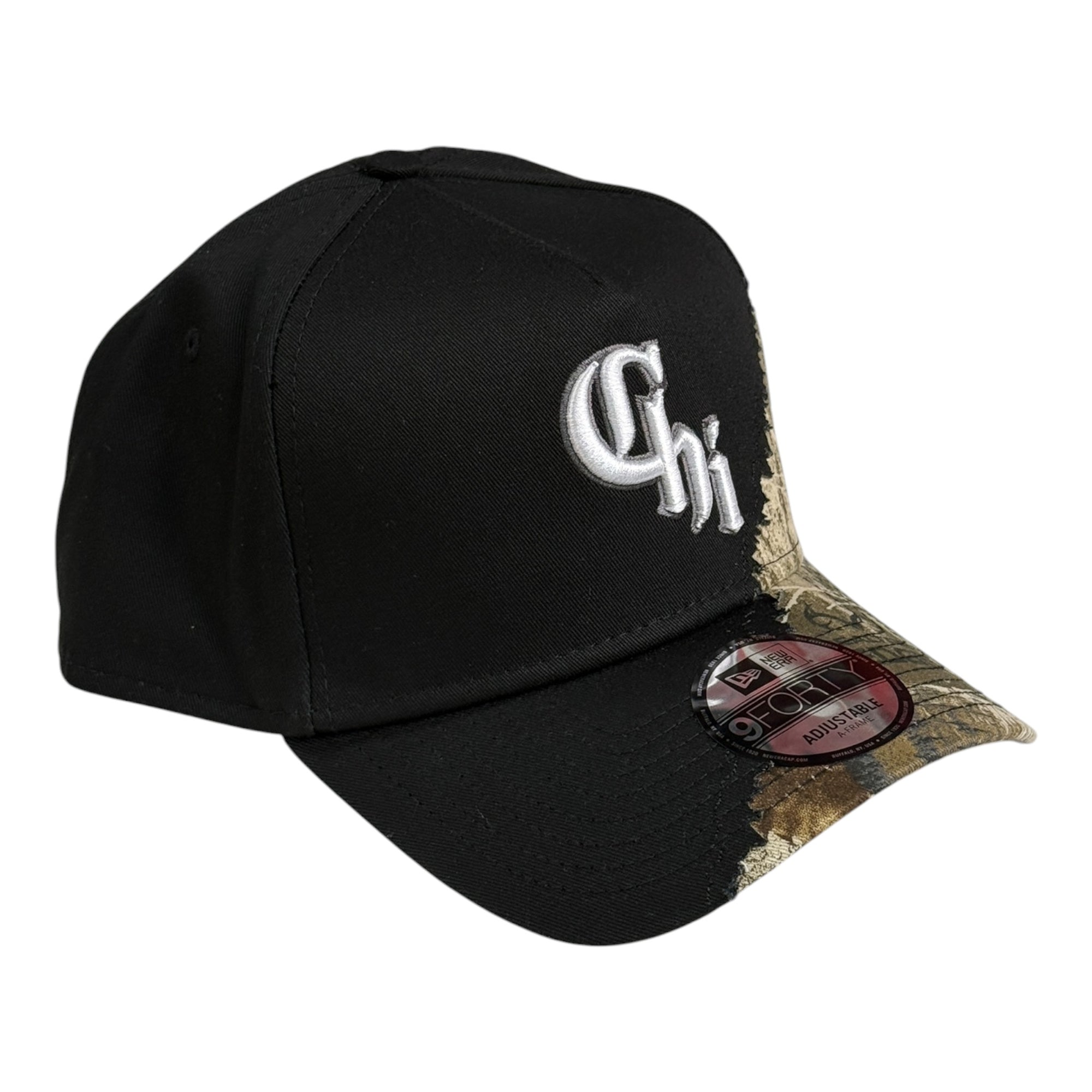 New Era 9Forty A-Frame Snapback Chicago White Sox Black/Real Tree