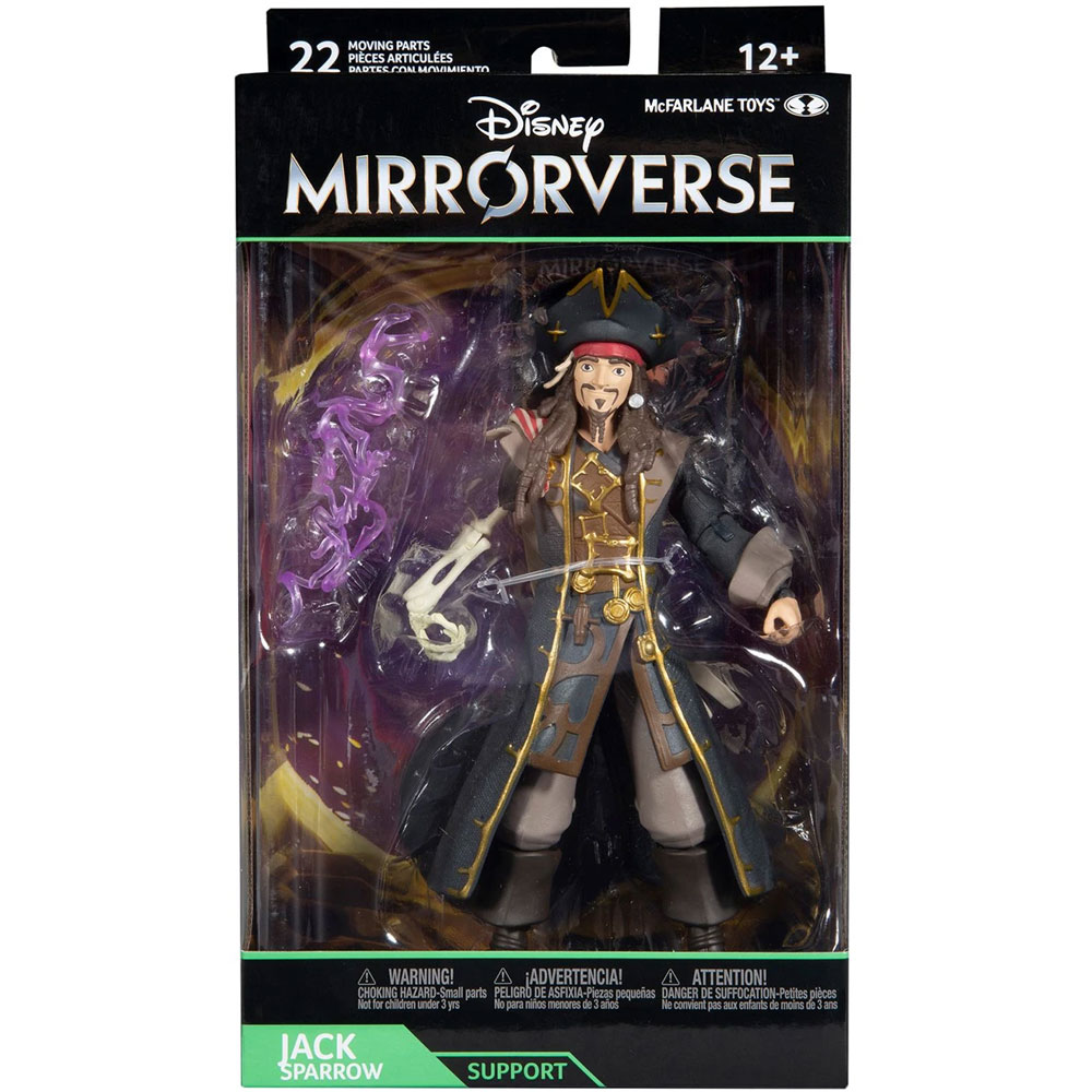 McFarlane Toys Disney Mirrorverse Jack Sparrow (Support) Figure