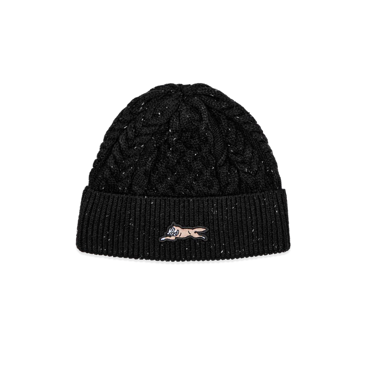 Icecream Cable Knit Hat (Black)