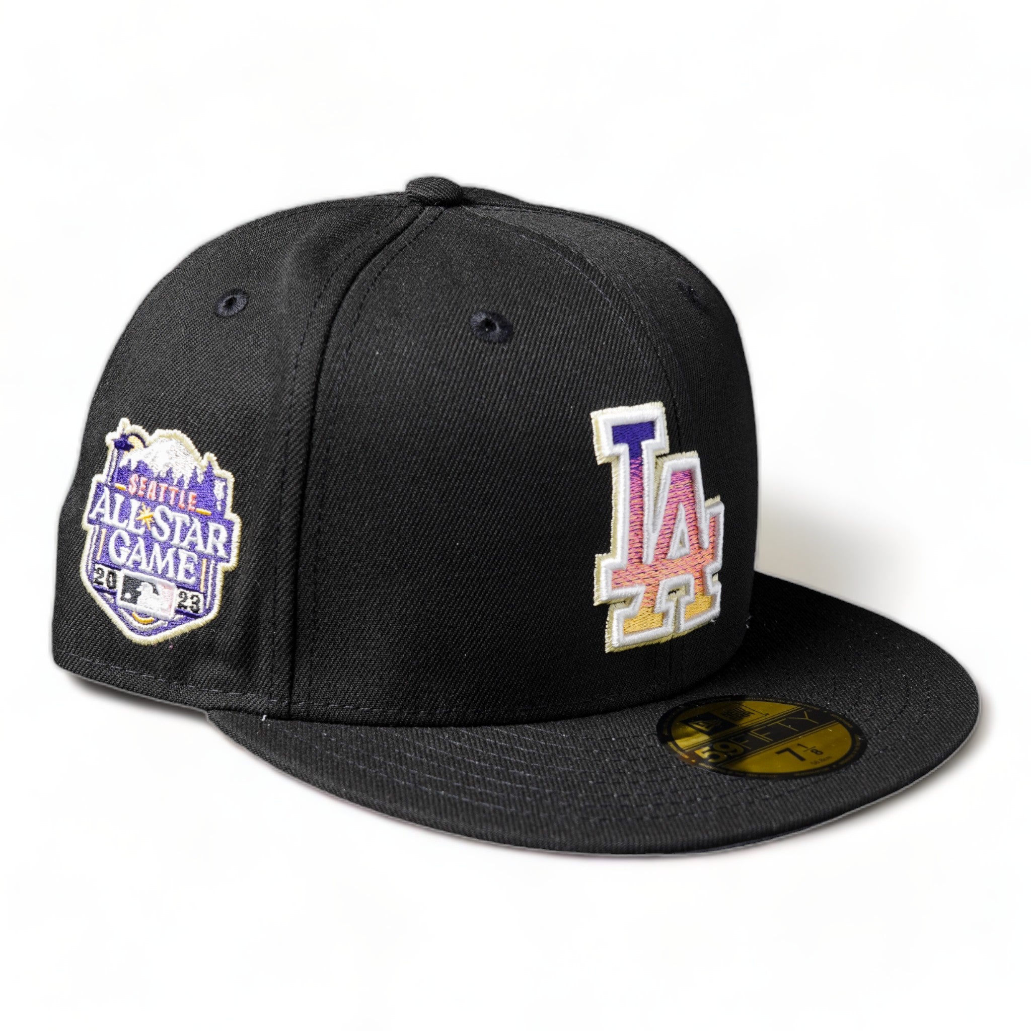 New Era 59Fifty Fitted Los Angeles Dodgers Medellin Sunset Pack (23&#39; ASG Patch) (Black)
