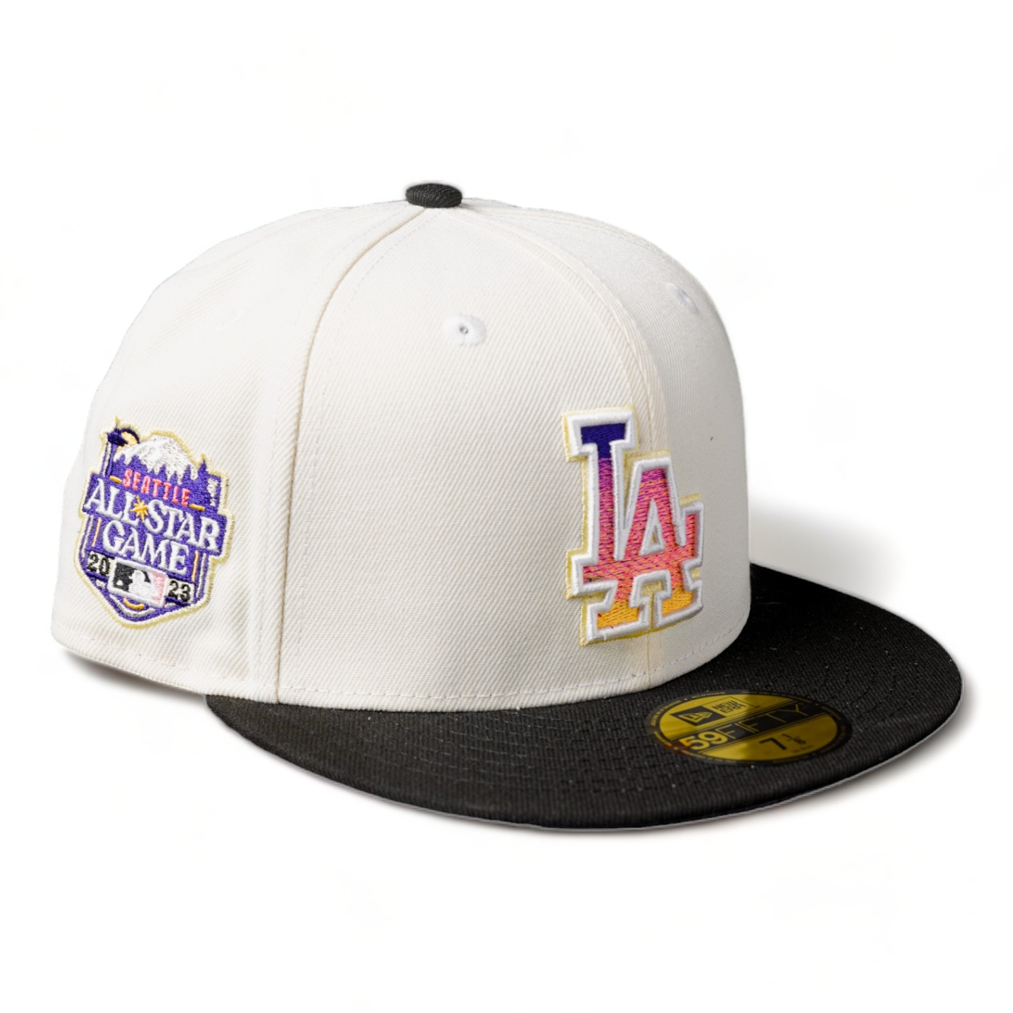 New Era 59Fifty Fitted Los Angeles Dodgers Medellin Sunset Pack (23&#39; ASG Patch) (White)
