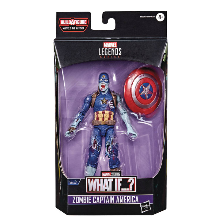 Marvel Legends Series What If...? Zombie Captain America Figure