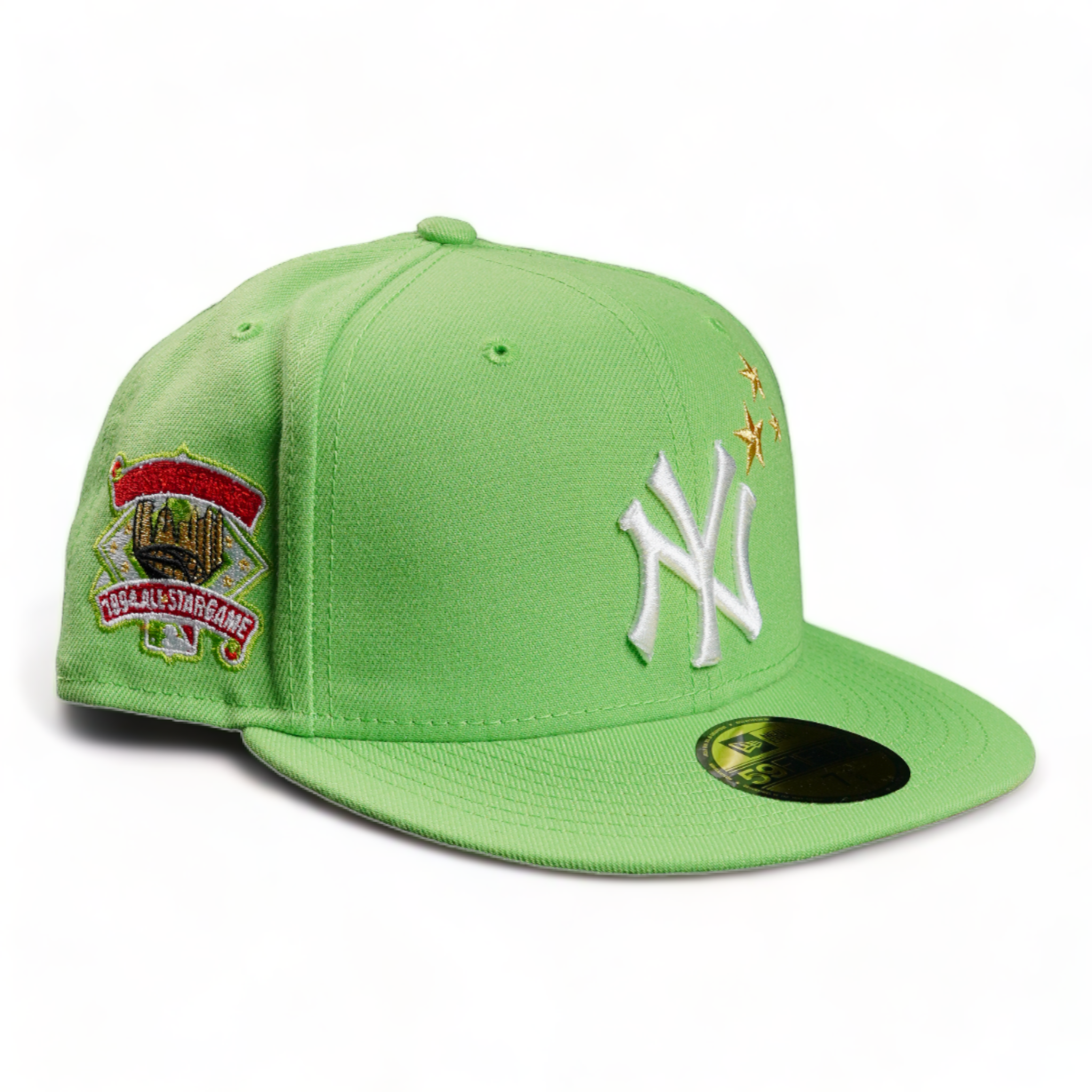 New Era 59FIfty World Famous Mag Park Collection New York Yankees (Lime Green)