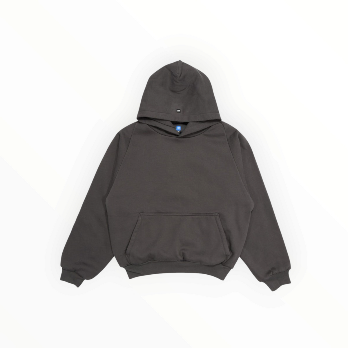 Yeezy Gap Logo Shrunken Hoodie Black